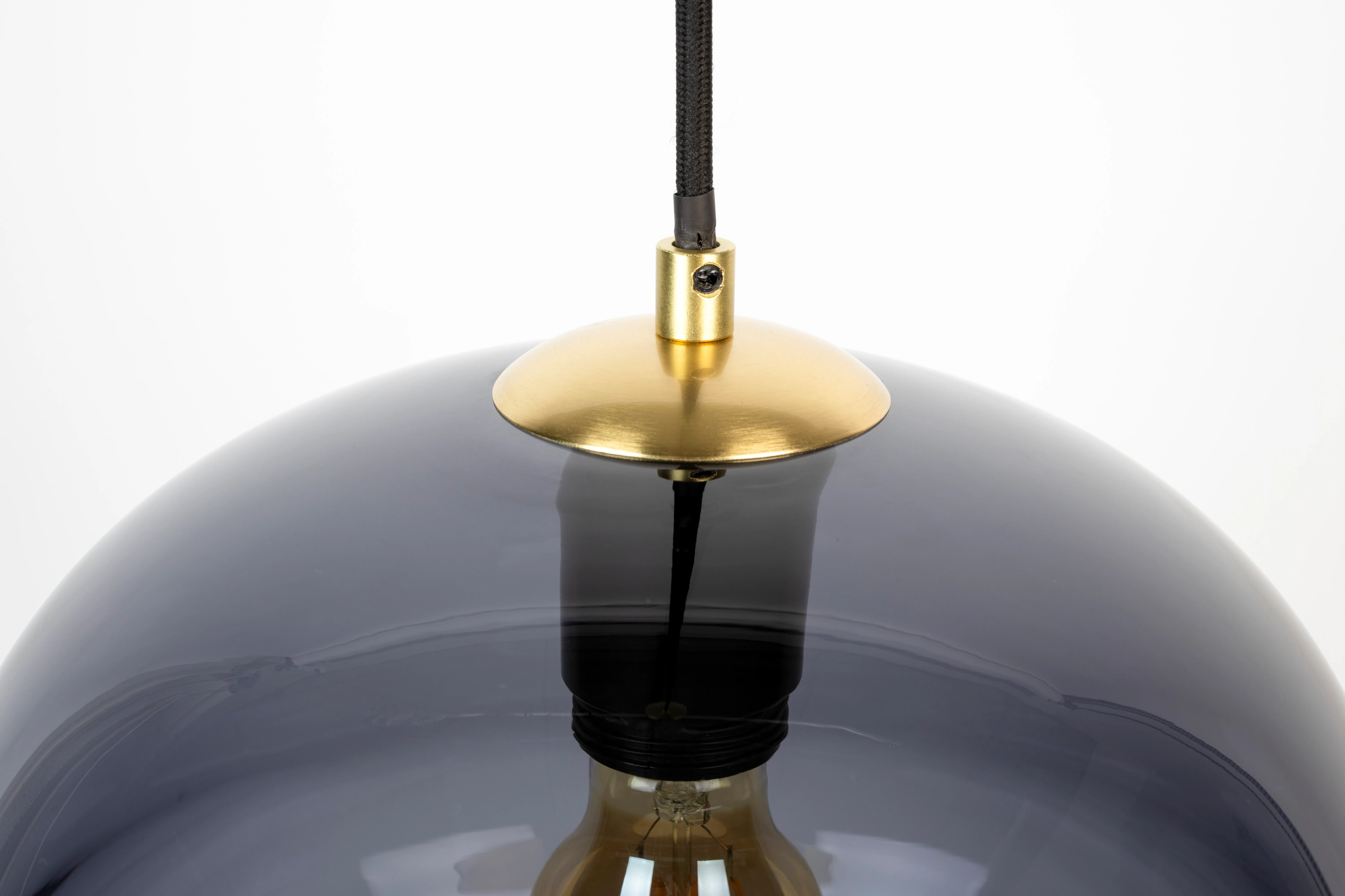 Lampa wisząca LAUREN czarne szkło - Image 6