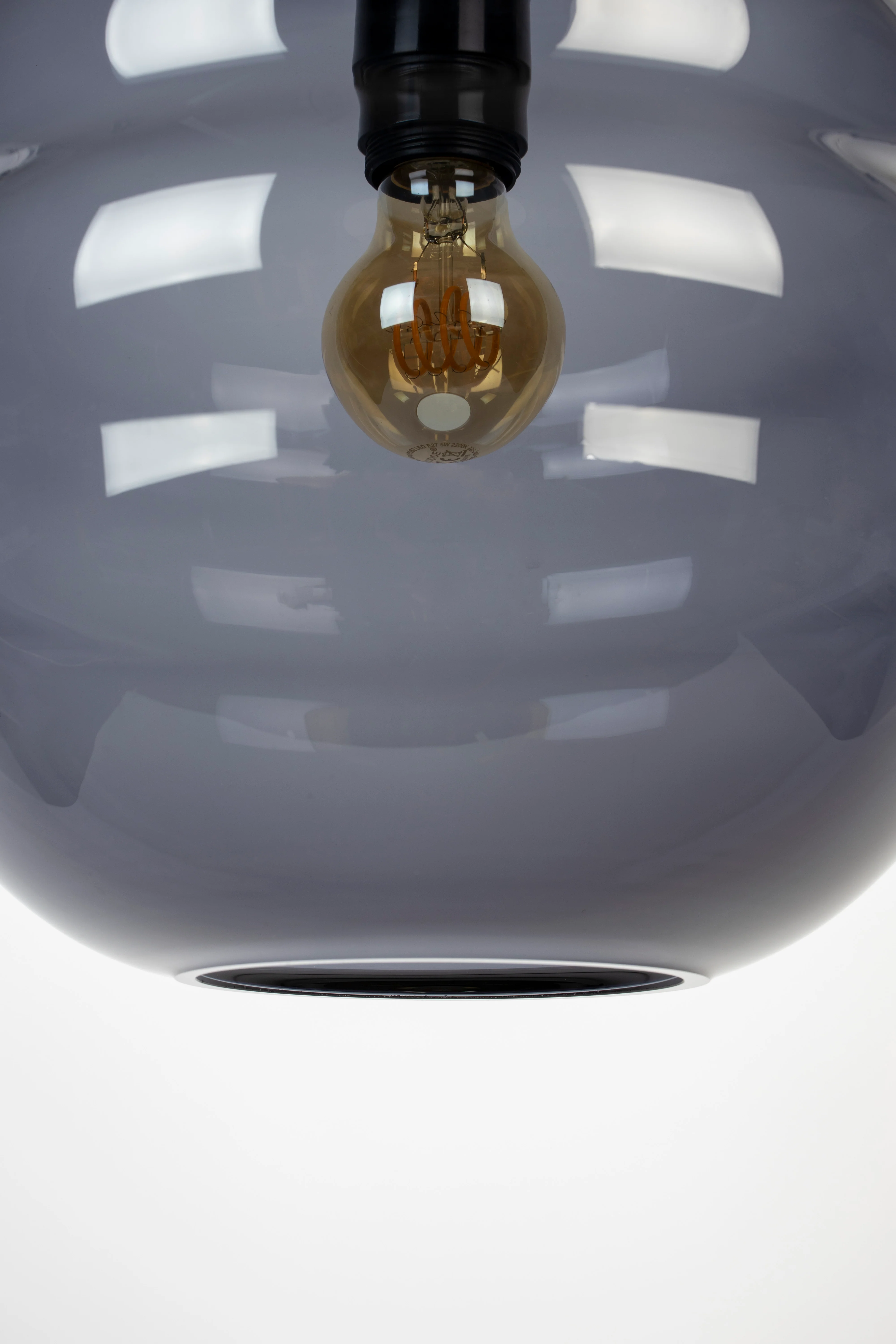 Lampa wisząca LAUREN czarne szkło - Image 8