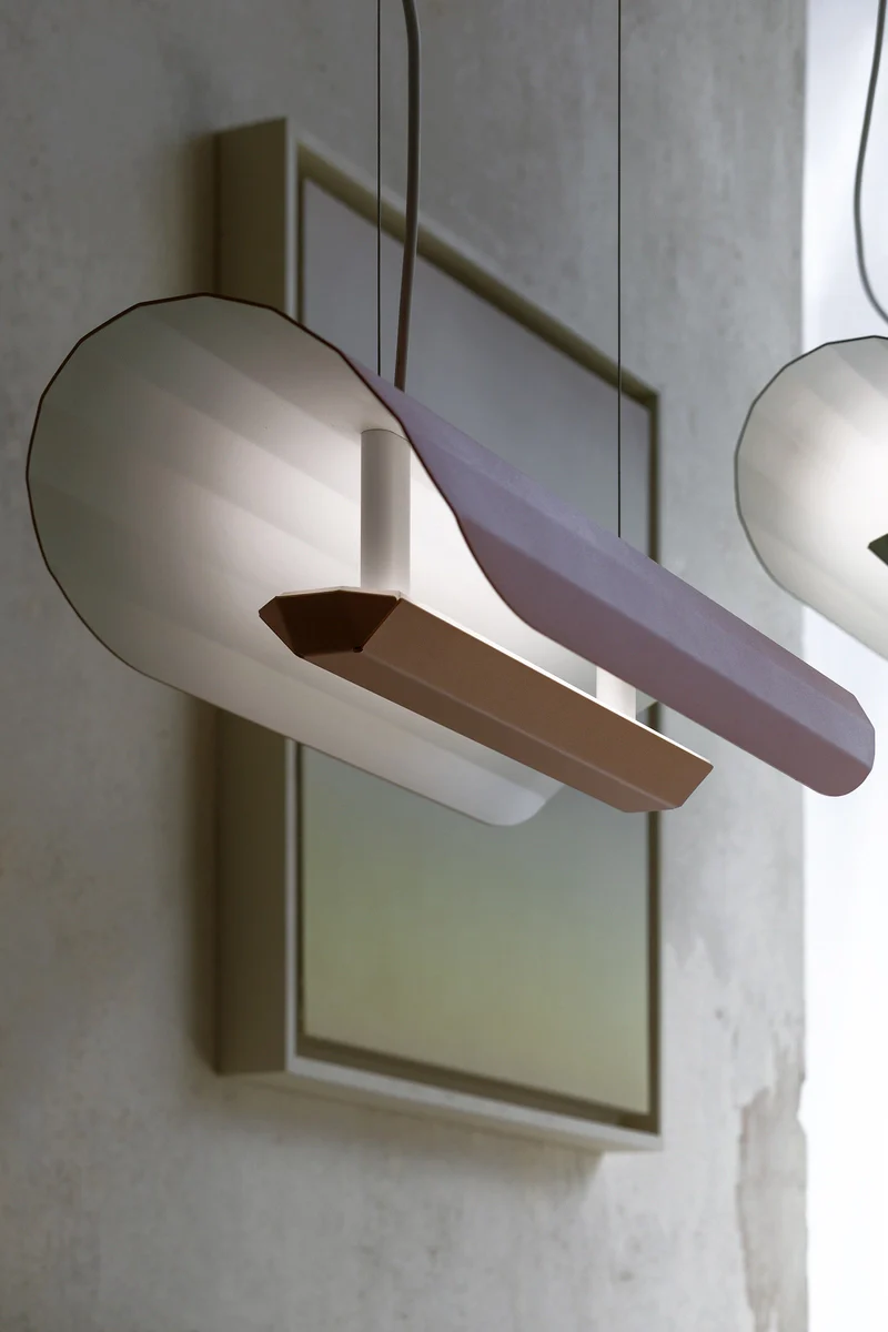 Lampa wisząca liniowa APOLIN złamany róż - Image 11