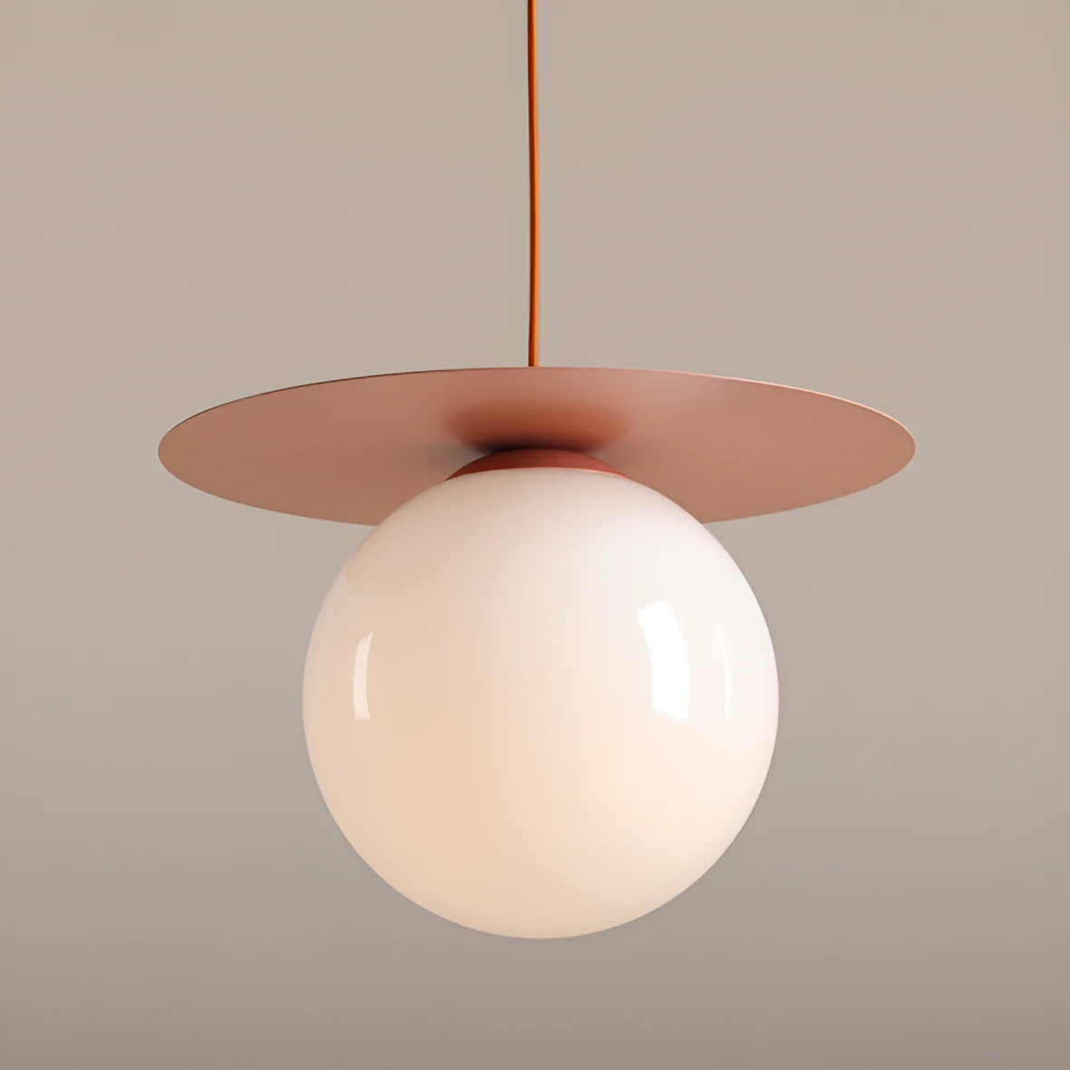 Lampa wisząca LOOP koralowy - Image 6