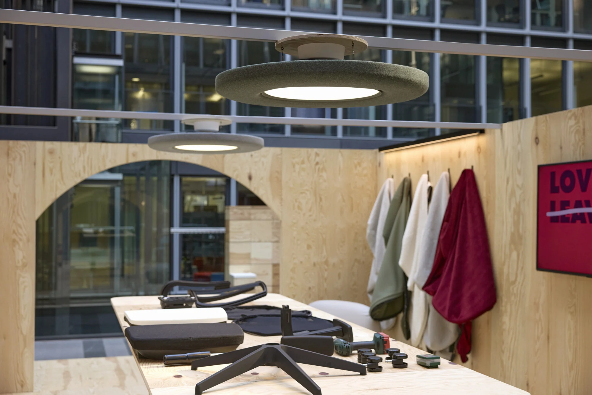 Lampa wisząca LP SLIM ACOUSTIC biały rant - Image 2