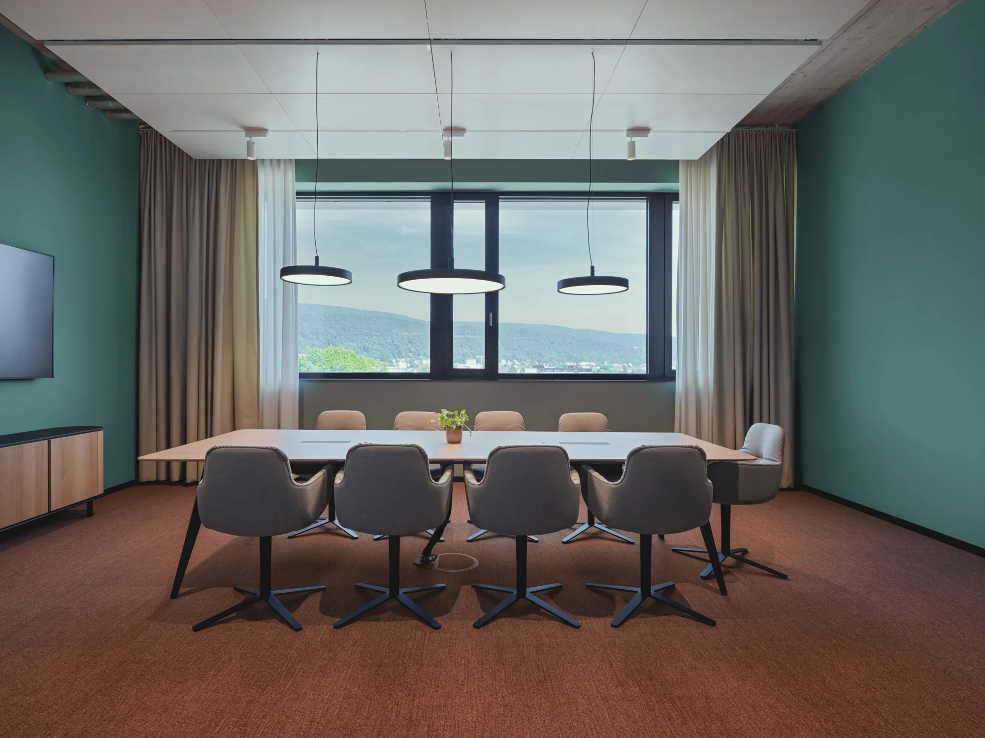 Lampa wisząca LP SLIM ROUND surowe aluminium - Image 5