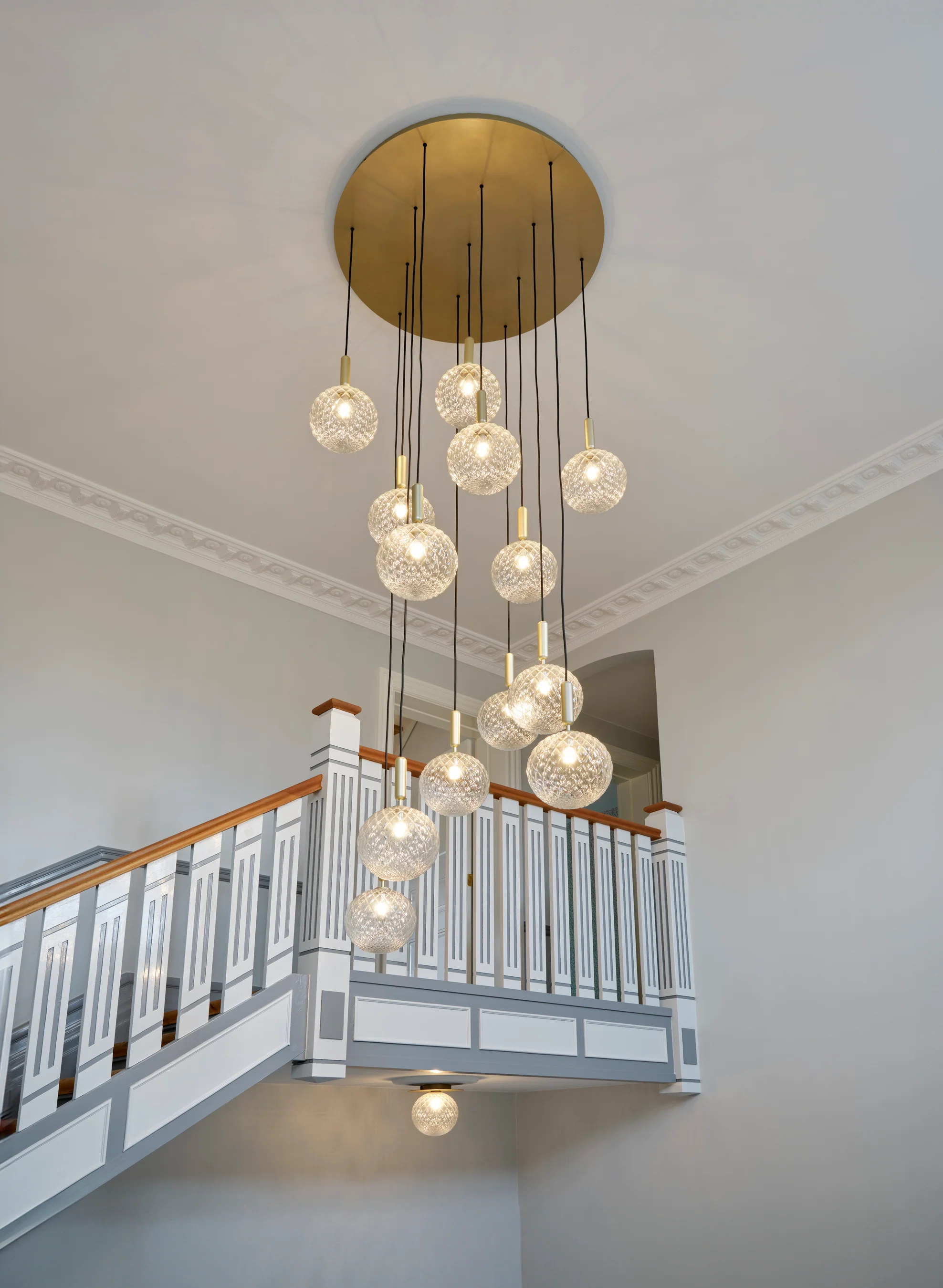 Lampa wisząca MIIRA 13 grafitowy z opalowym szkłem - Image 8