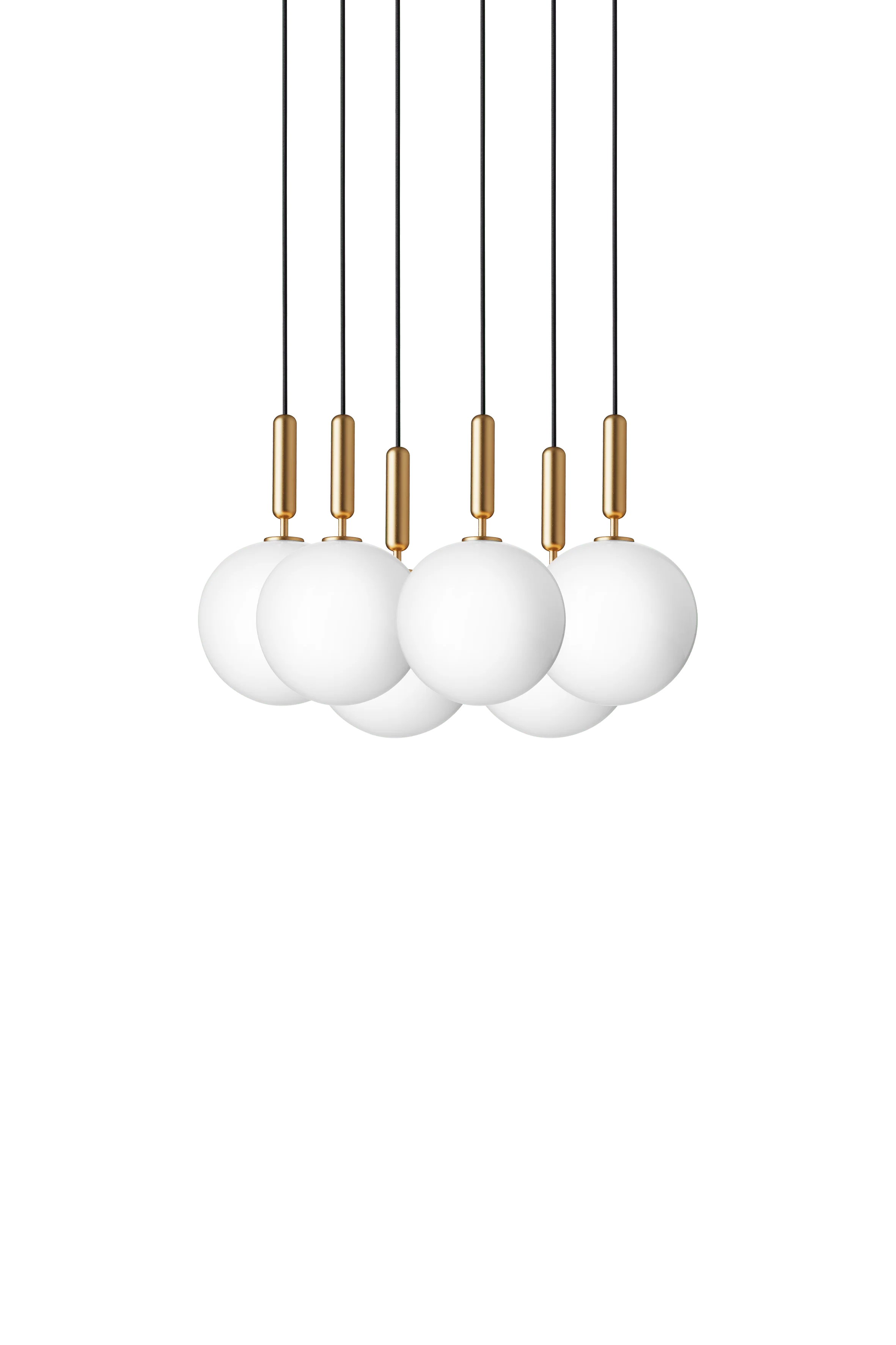 Lampa wisząca MIIRA 6 mosiężny z opalowym szkłem - Image 13
