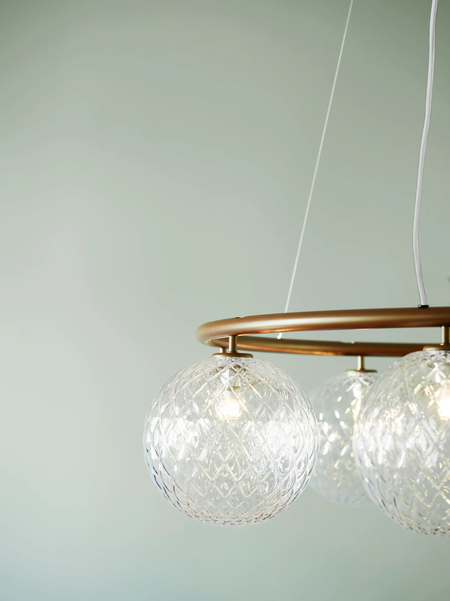 Lampa wisząca MIIRA 8 CIRCULAR ciemnobrązowy z transparentnym szkłem - Image 6