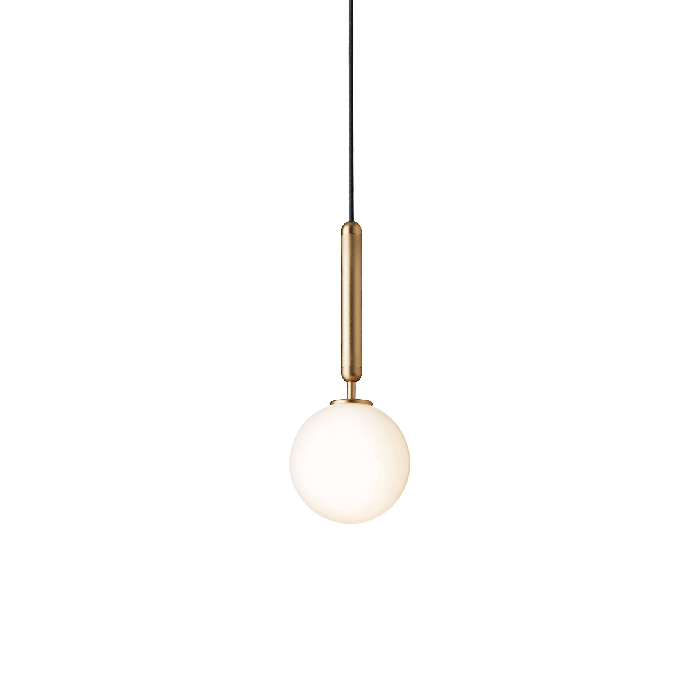 Lampa wisząca MIIRA mosiężny z opalowym szkłem - Image 4