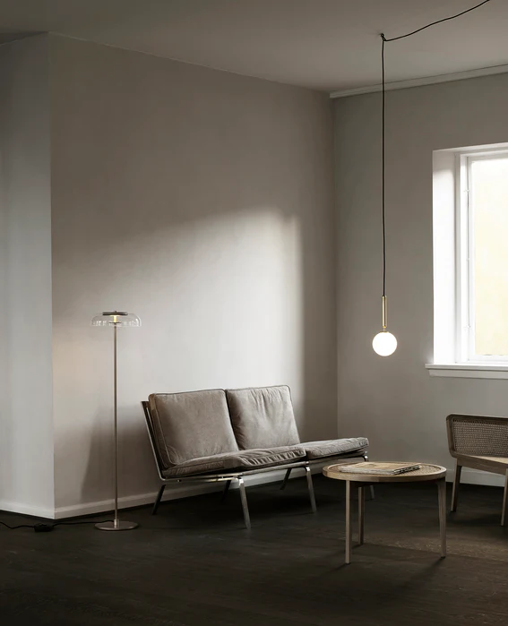 Lampa wisząca MIIRA mosiężny z opalowym szkłem - Image 6