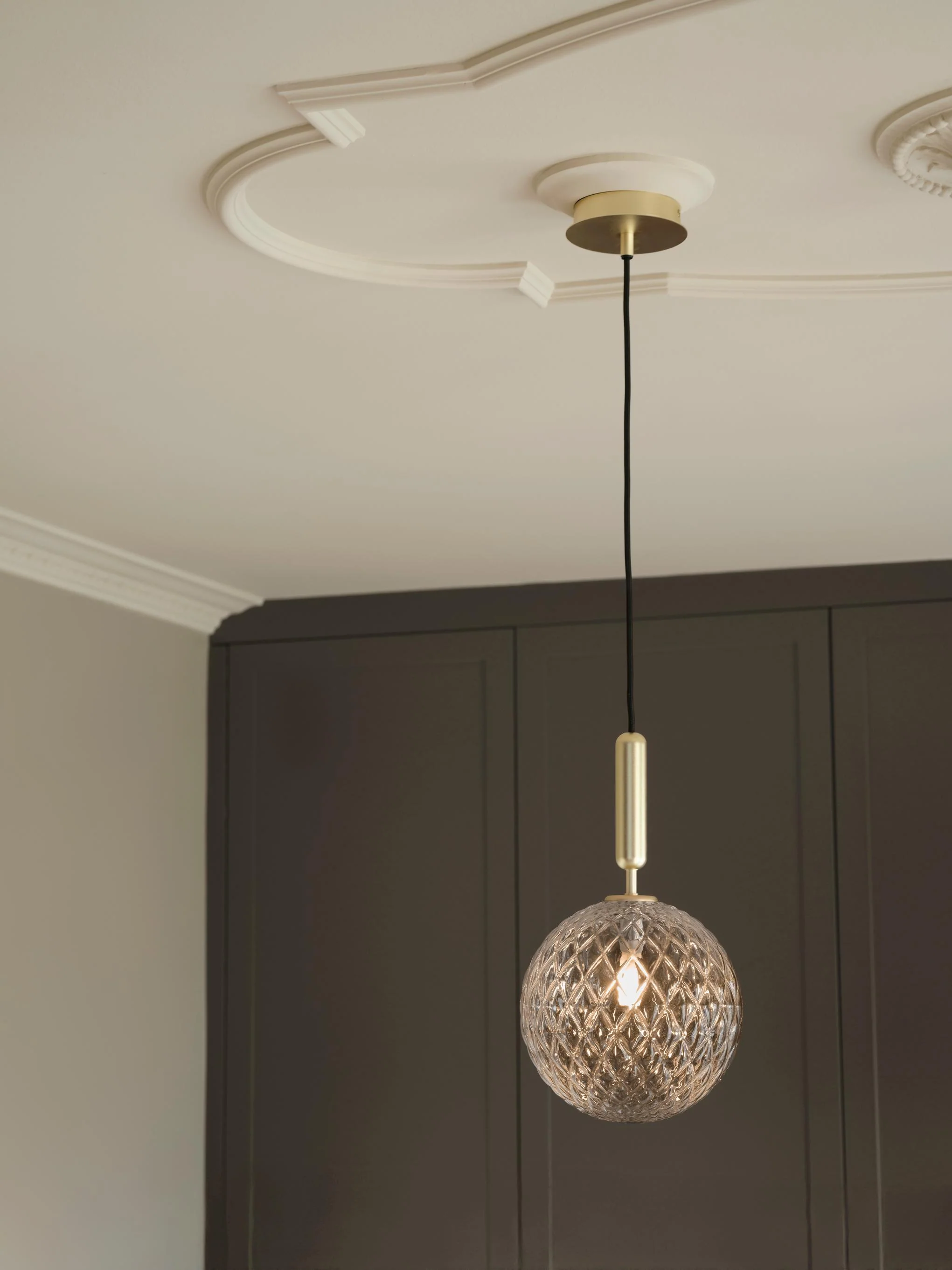 Lampa wisząca MIIRA mosiężny z transparentnym szkłem - Image 2