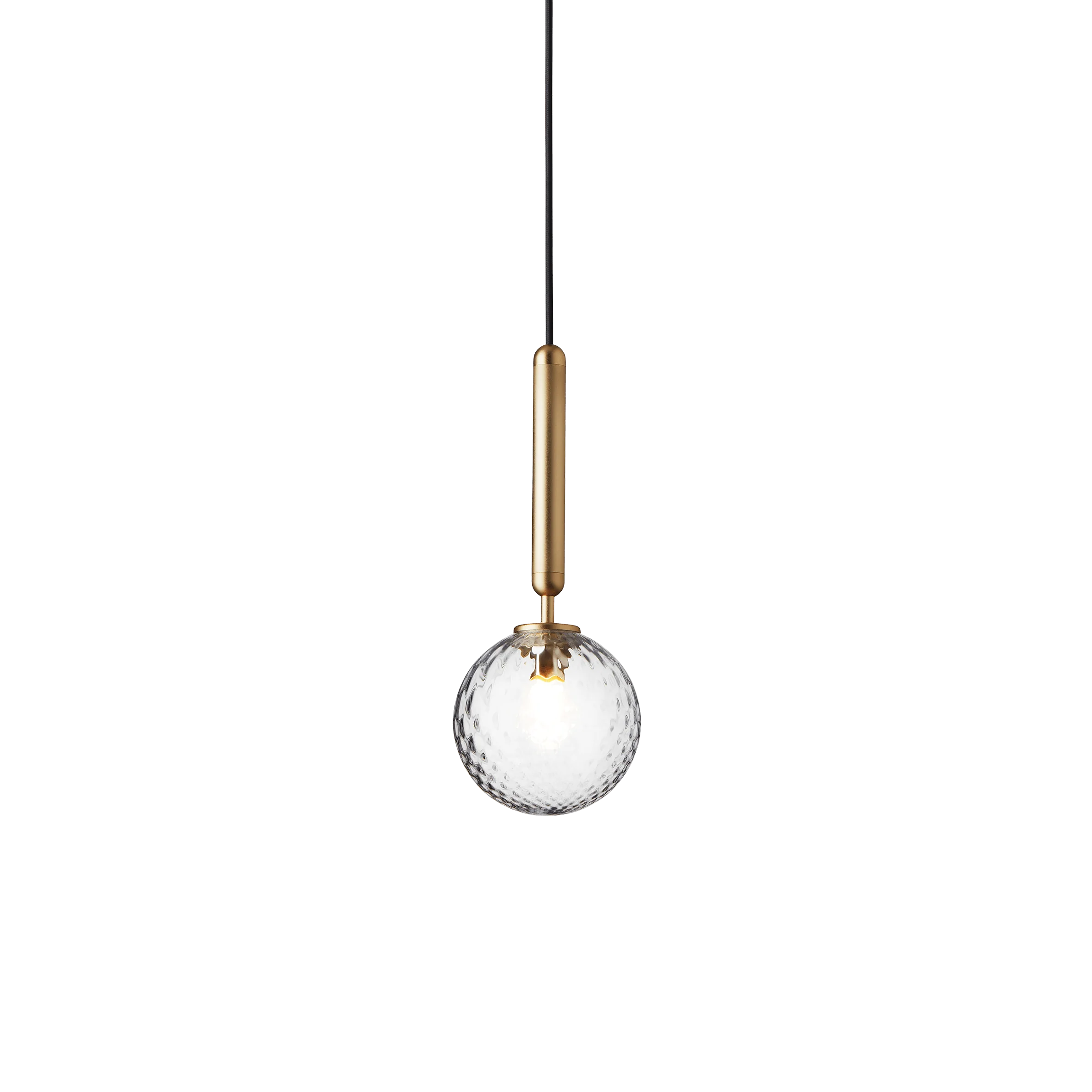 Lampa wisząca MIIRA mosiężny z transparentnym szkłem - Image 4