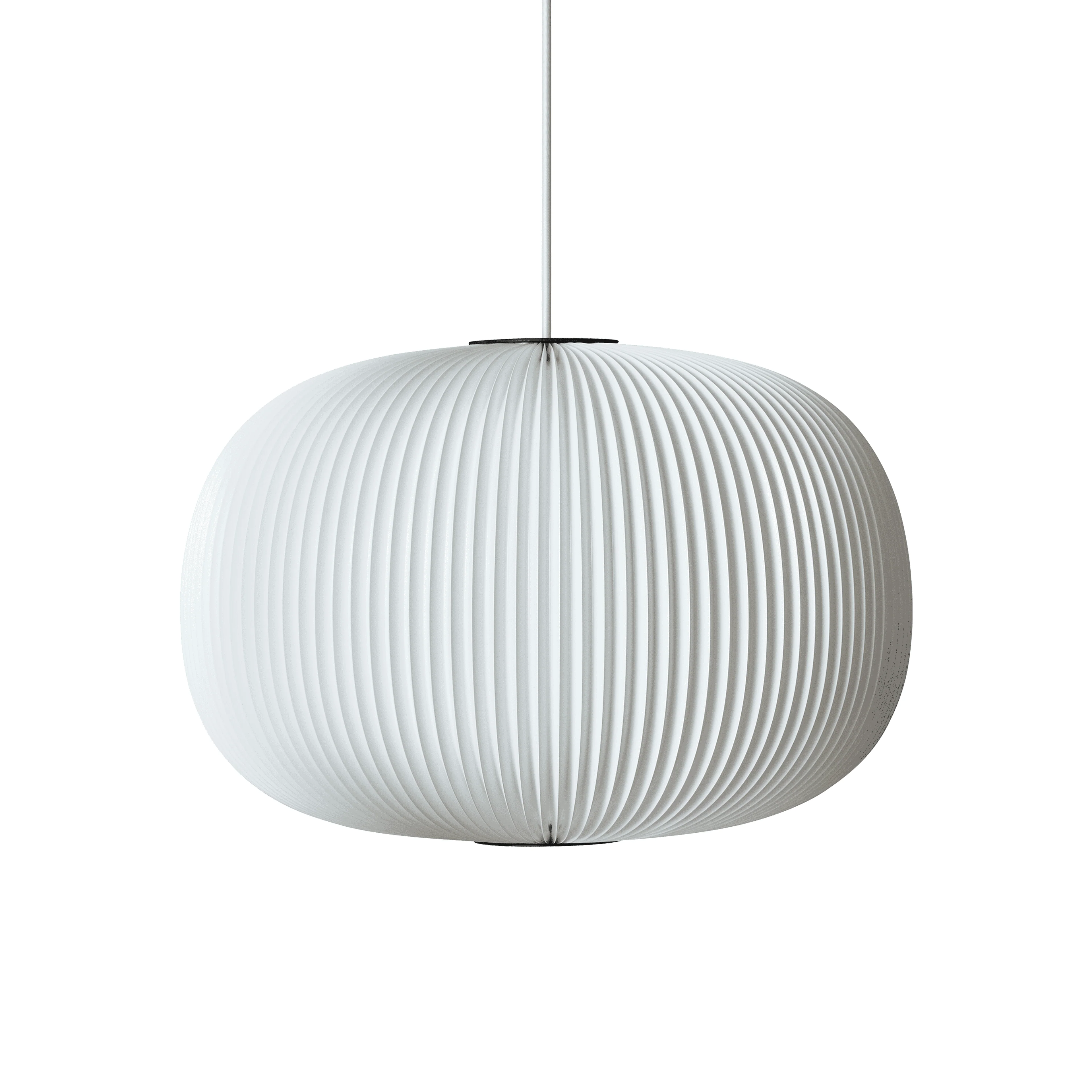 Lampa wisząca MODEL 132 LAMELLA 1 biały z czarnym wykończeniem