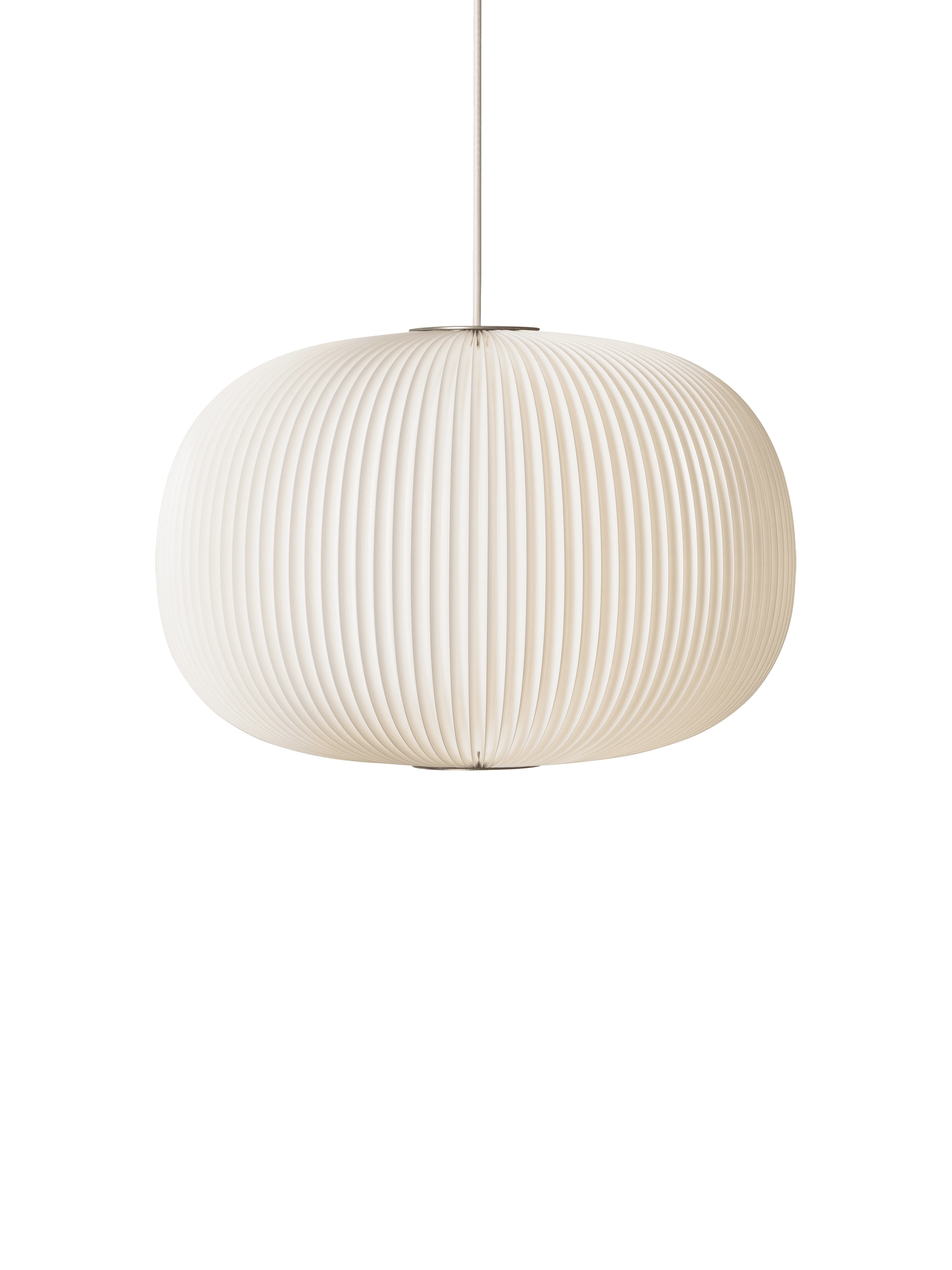 Lampa wisząca MODEL 132 LAMELLA 1 biały ze srebrnym wykończeniem - Image 3