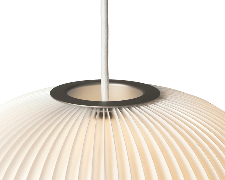 Lampa wisząca MODEL 132 LAMELLA 1 biały ze srebrnym wykończeniem - Image 7