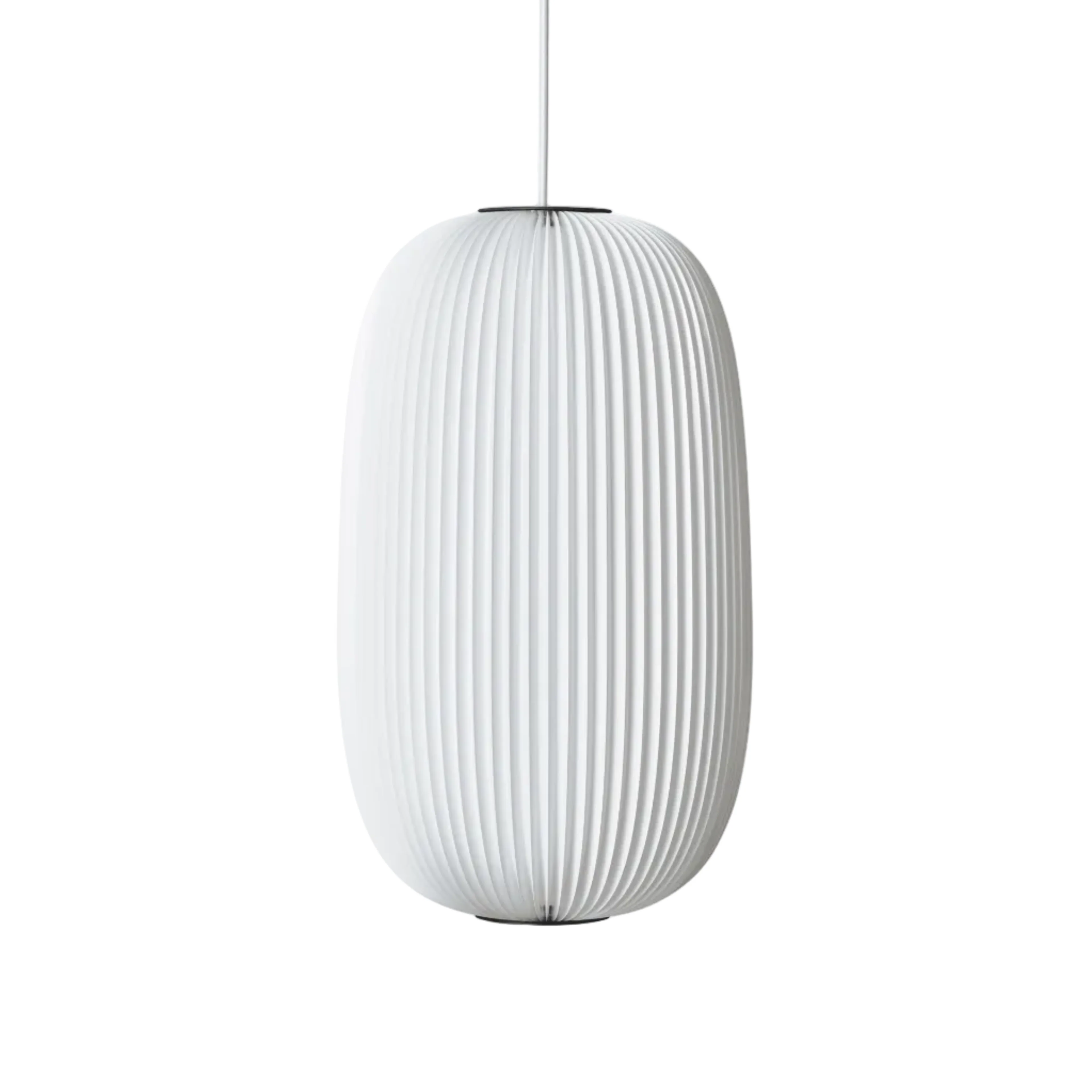 Lampa wisząca MODEL 133 LAMELLA 2 biały z czarnym wykończeniem
