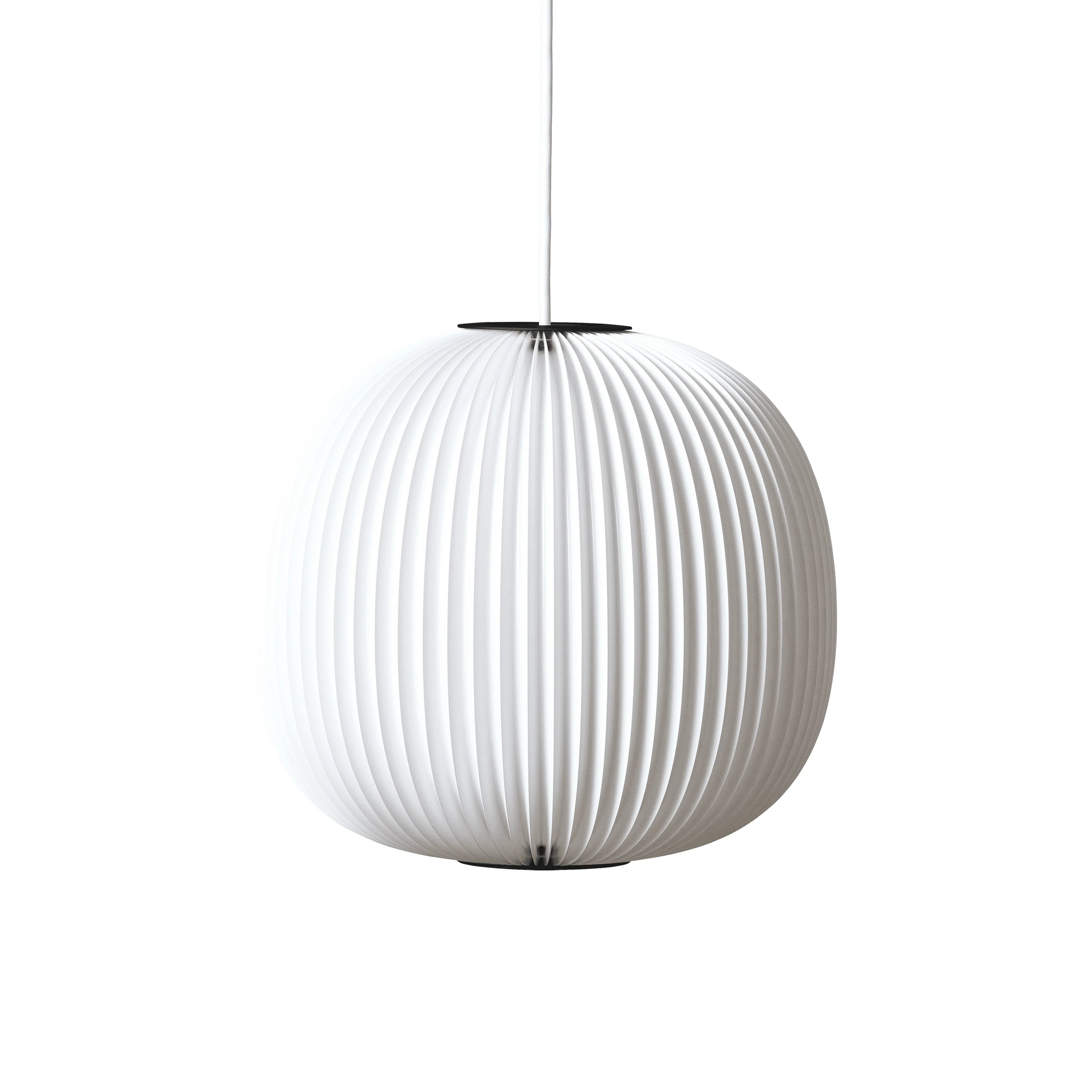 Lampa wisząca MODEL 134 LAMELLA 3 biały z czarnym wykończeniem