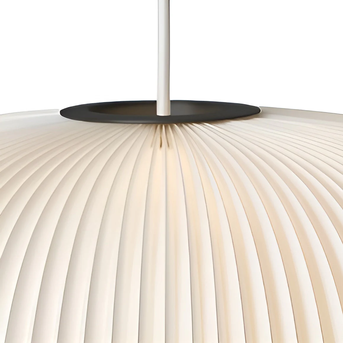 Lampa wisząca MODEL 134 LAMELLA 3 biały z czarnym wykończeniem - Image 4