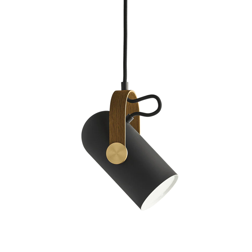 Lampa wisząca MODEL 162 CARRONADE II czarny ze złotym
