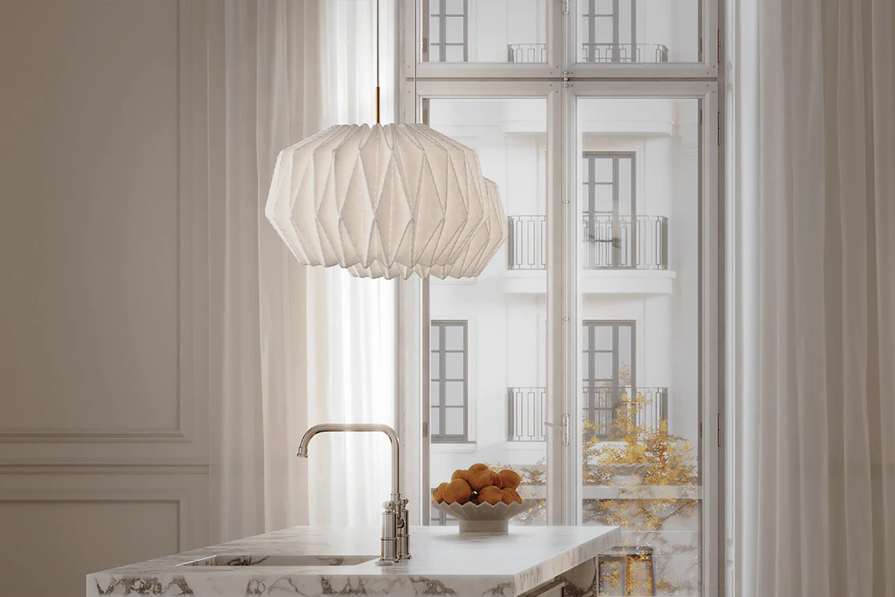 Lampa wisząca MODEL 164 SOFTLY PLEATED biały - Image 20