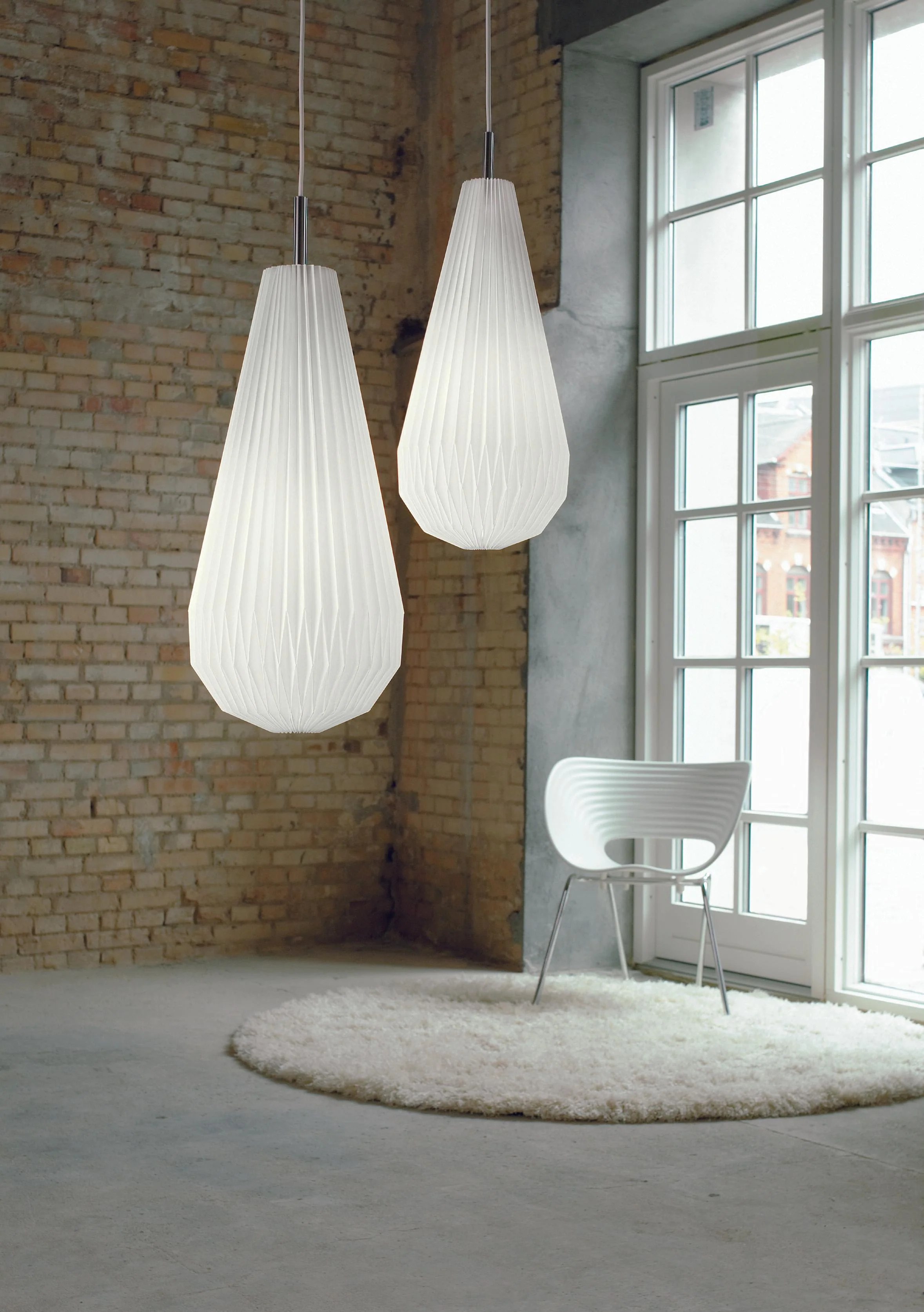 Lampa wisząca MODEL 181 COMET biały ze srebrnym - Image 2