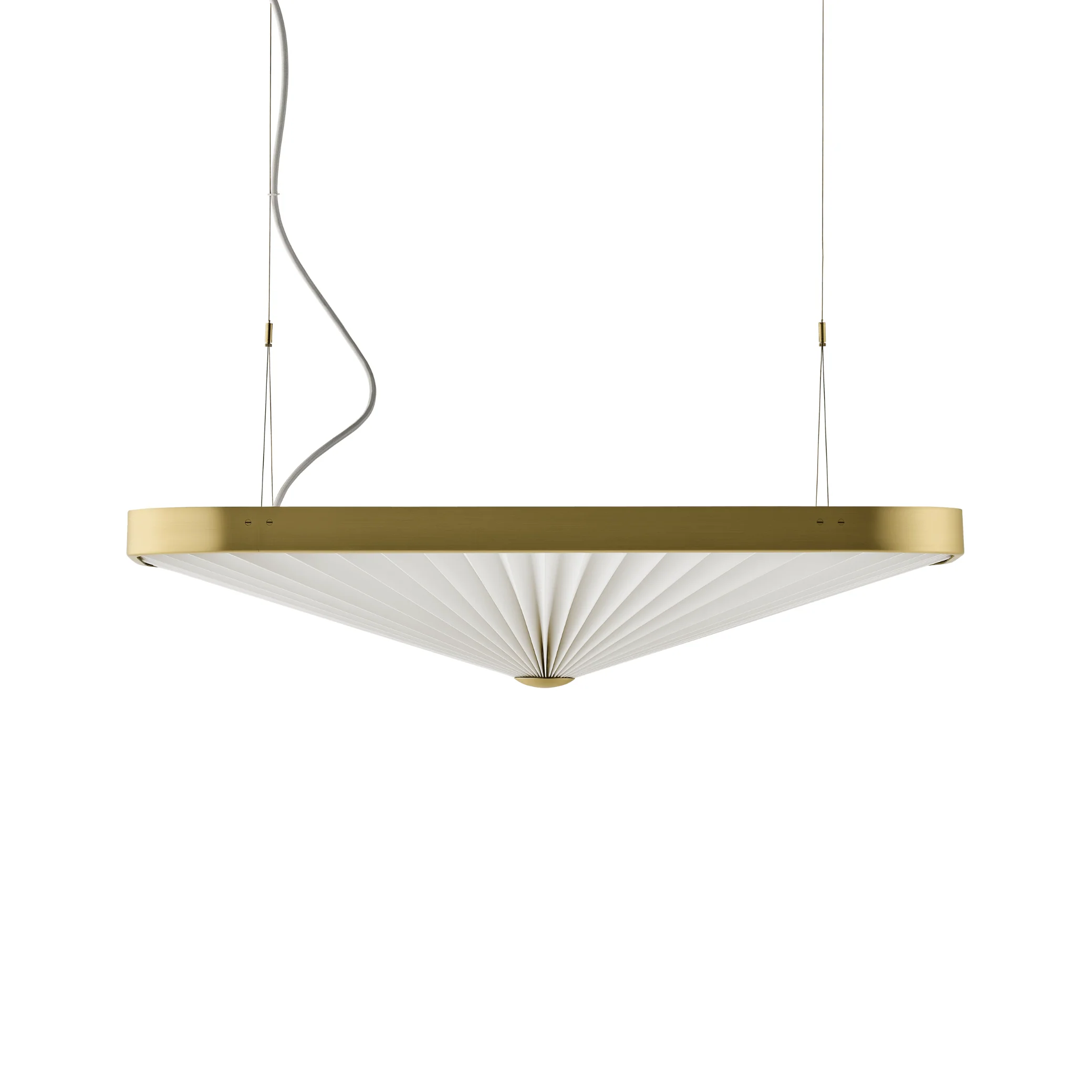 Lampa wisząca MODEL 197 CELINE biały ze złotym