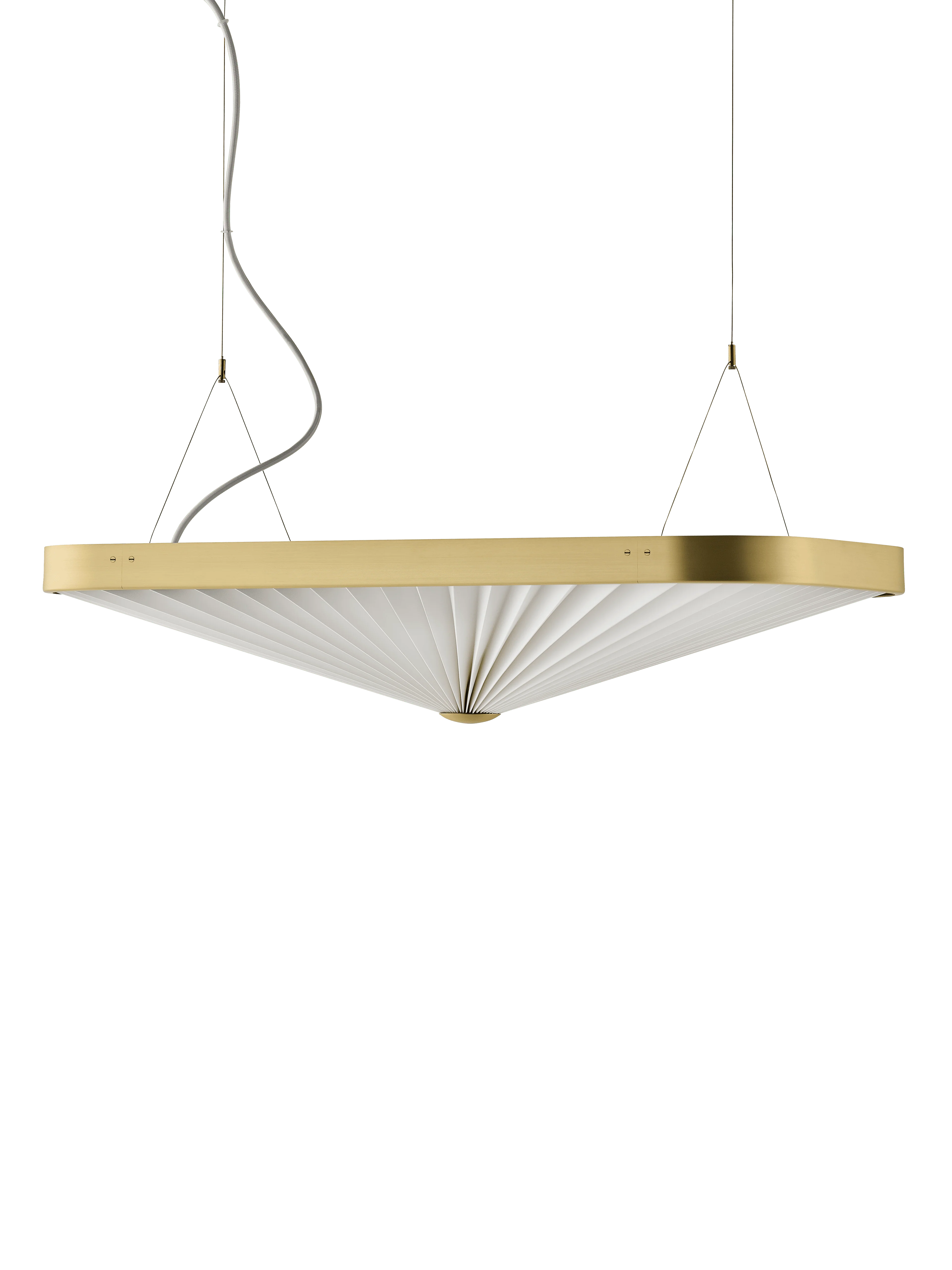Lampa wisząca MODEL 197 CELINE biały ze złotym - Image 7
