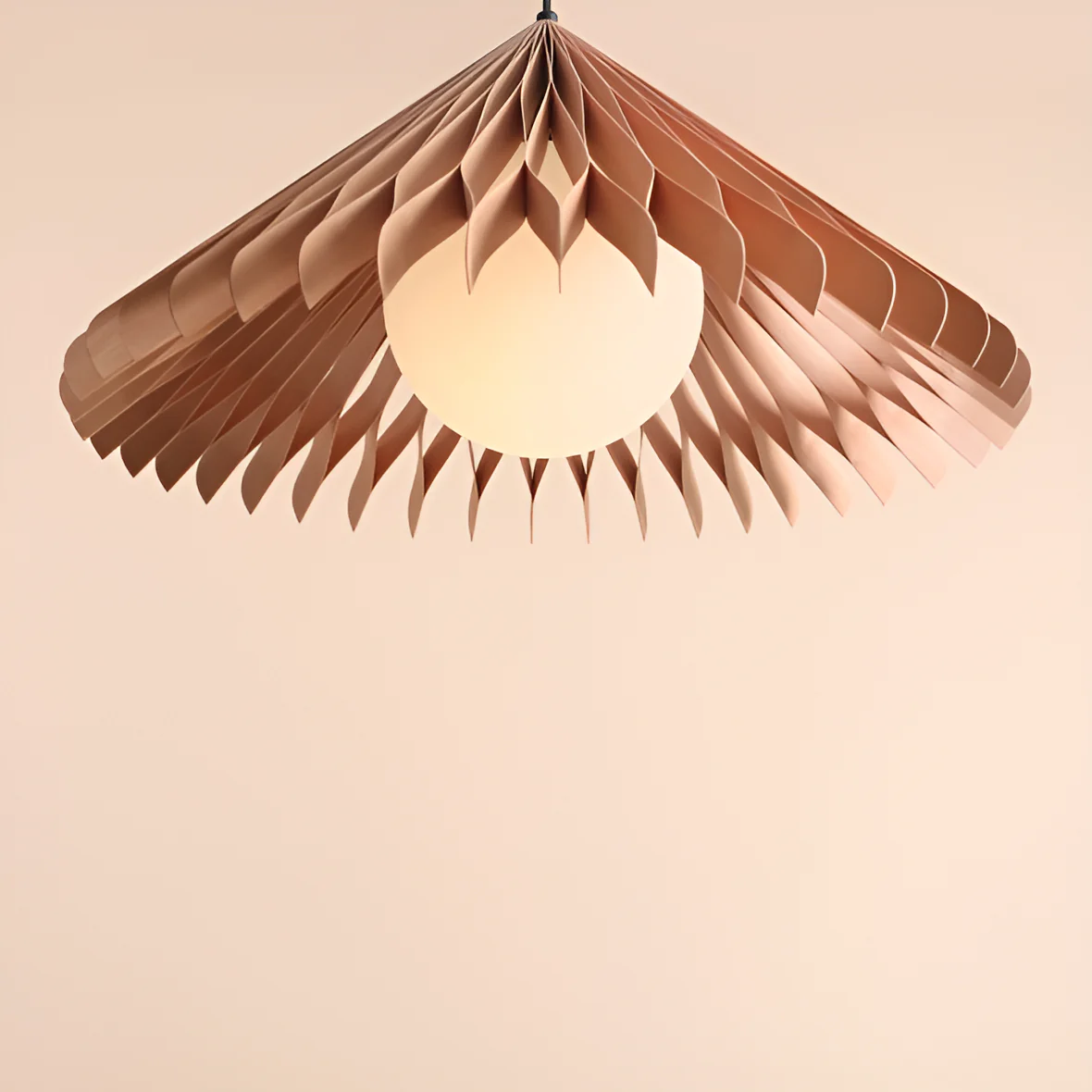 Lampa wisząca NATURE SUN drewno bukowe - Image 7