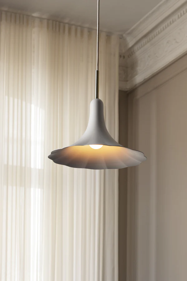 Lampa wisząca PETALII 1 biały metal - Image 3