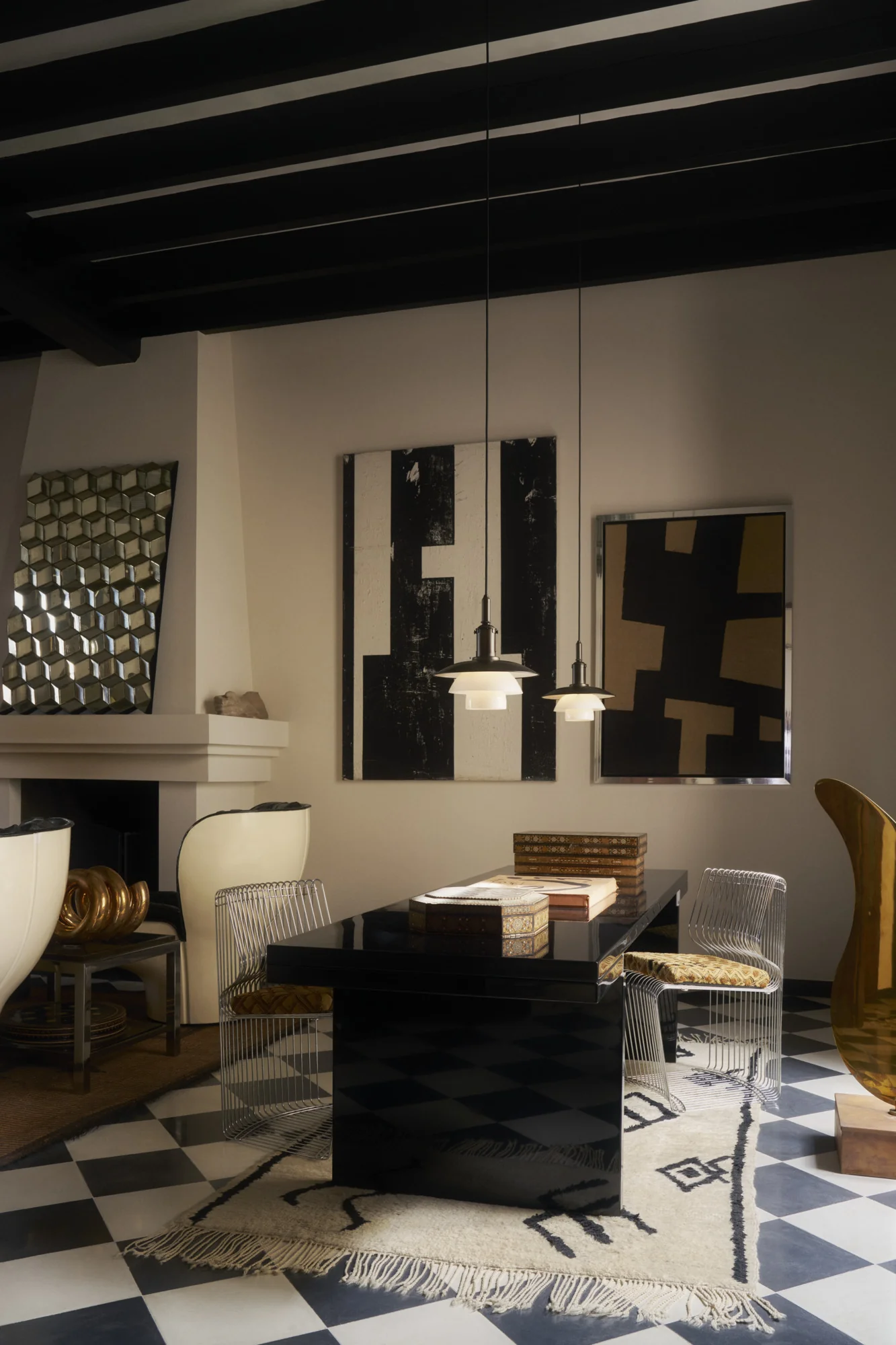 Lampa wisząca PH 3/3 biały z czarnym matowym wykończeniem - Image 13