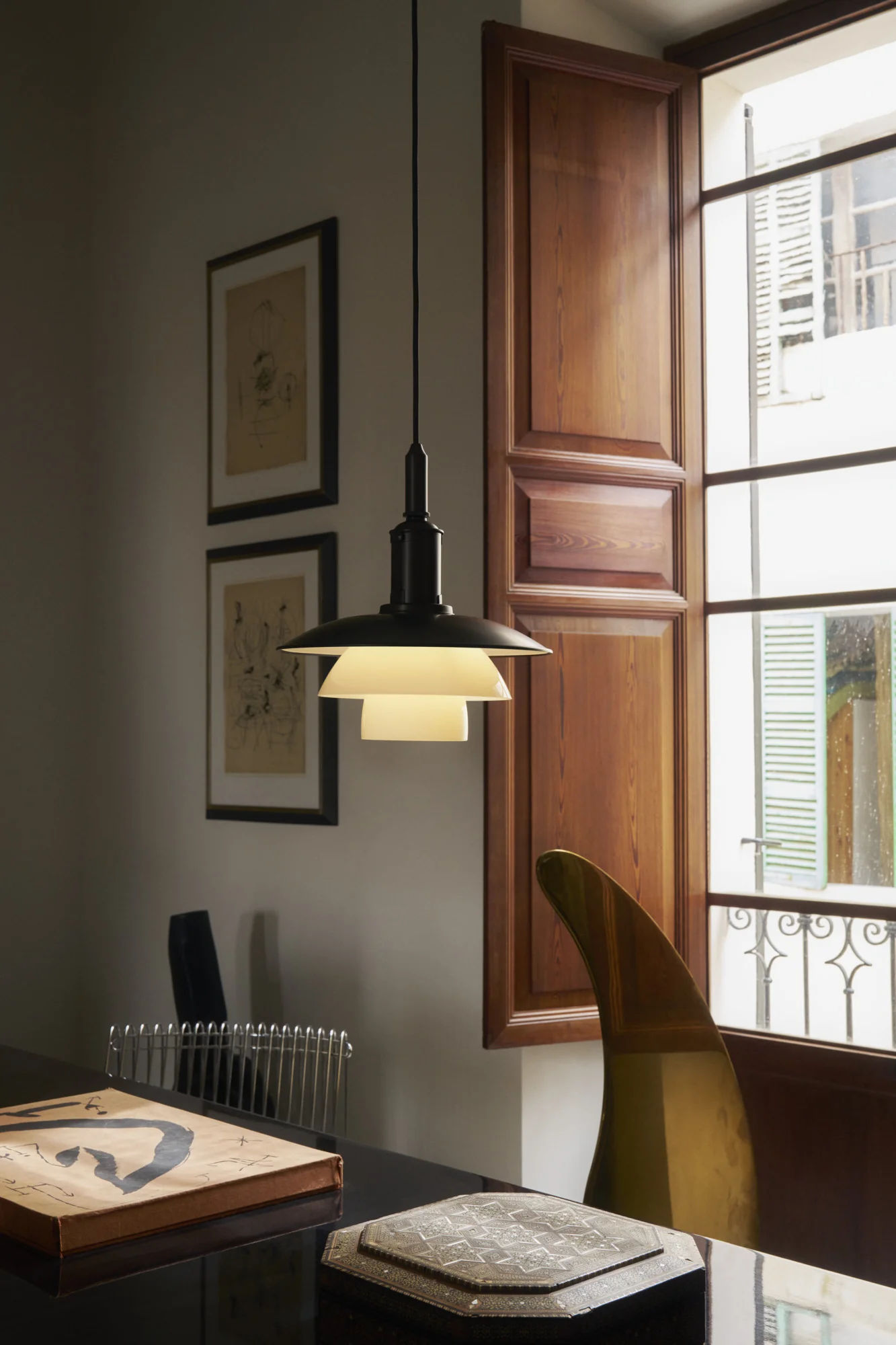 Lampa wisząca PH 3/3 biały z czarnym matowym wykończeniem - Image 22
