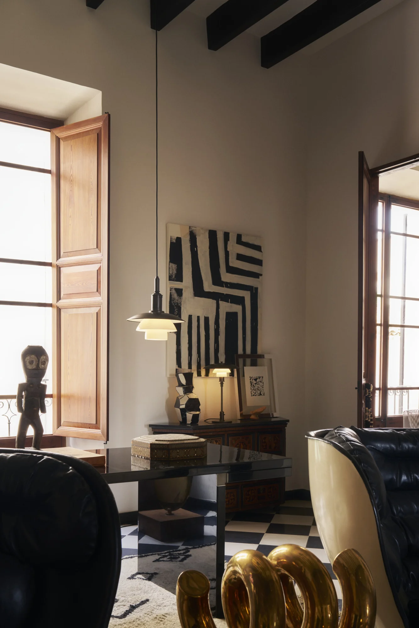 Lampa wisząca PH 3/3 biały z czarnym matowym wykończeniem - Image 9