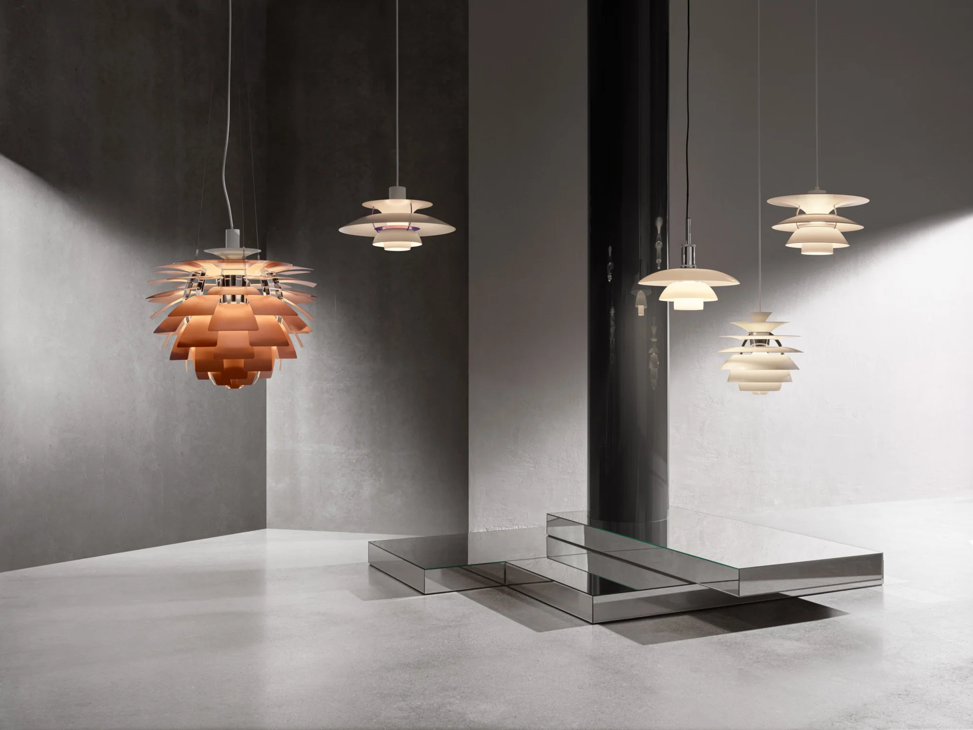 Lampa wisząca PH 5 biały z miedzianym - Image 4