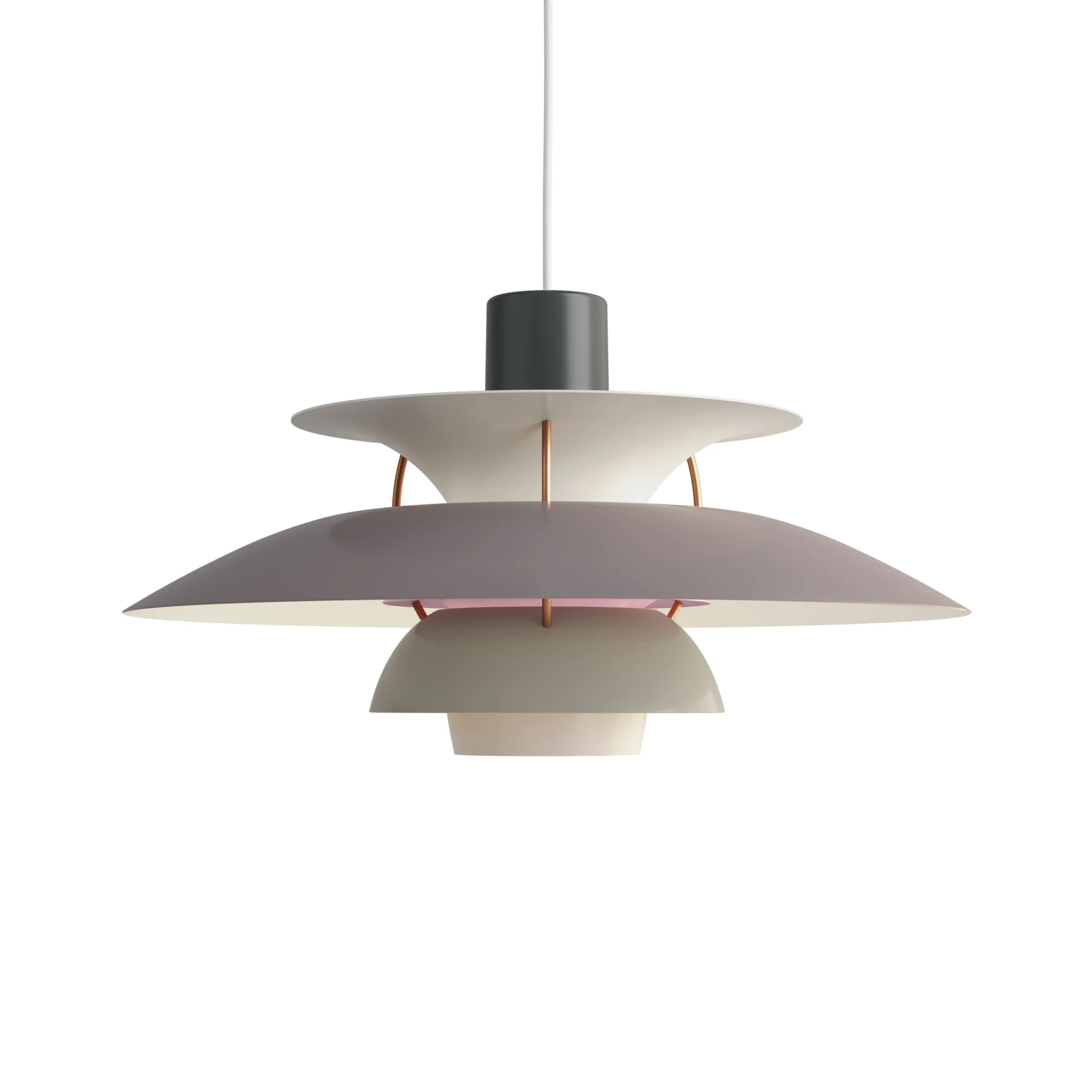 Lampa wisząca PH 5 odcienie szarego