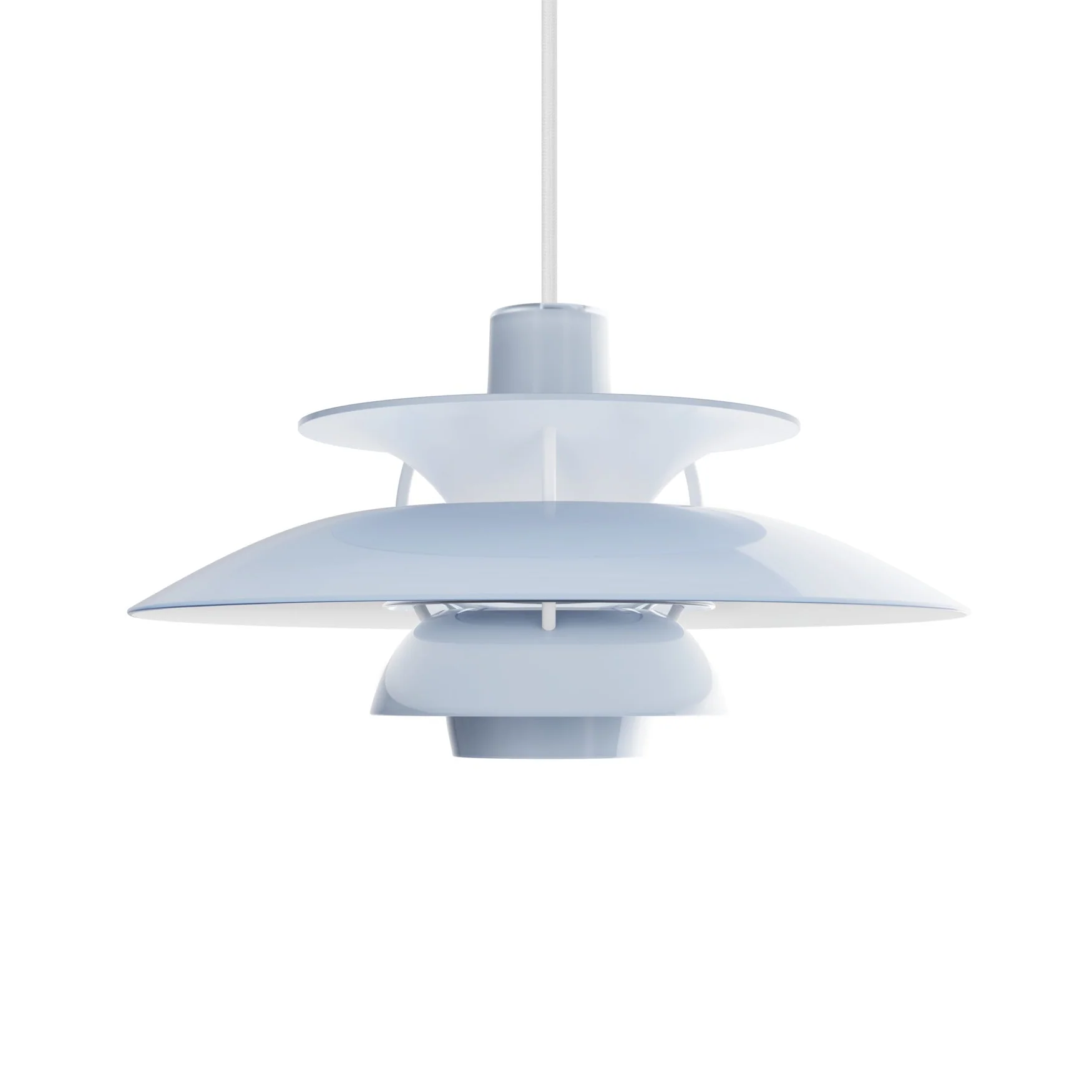 Lampa wisząca PH 5 OPAL błękitny