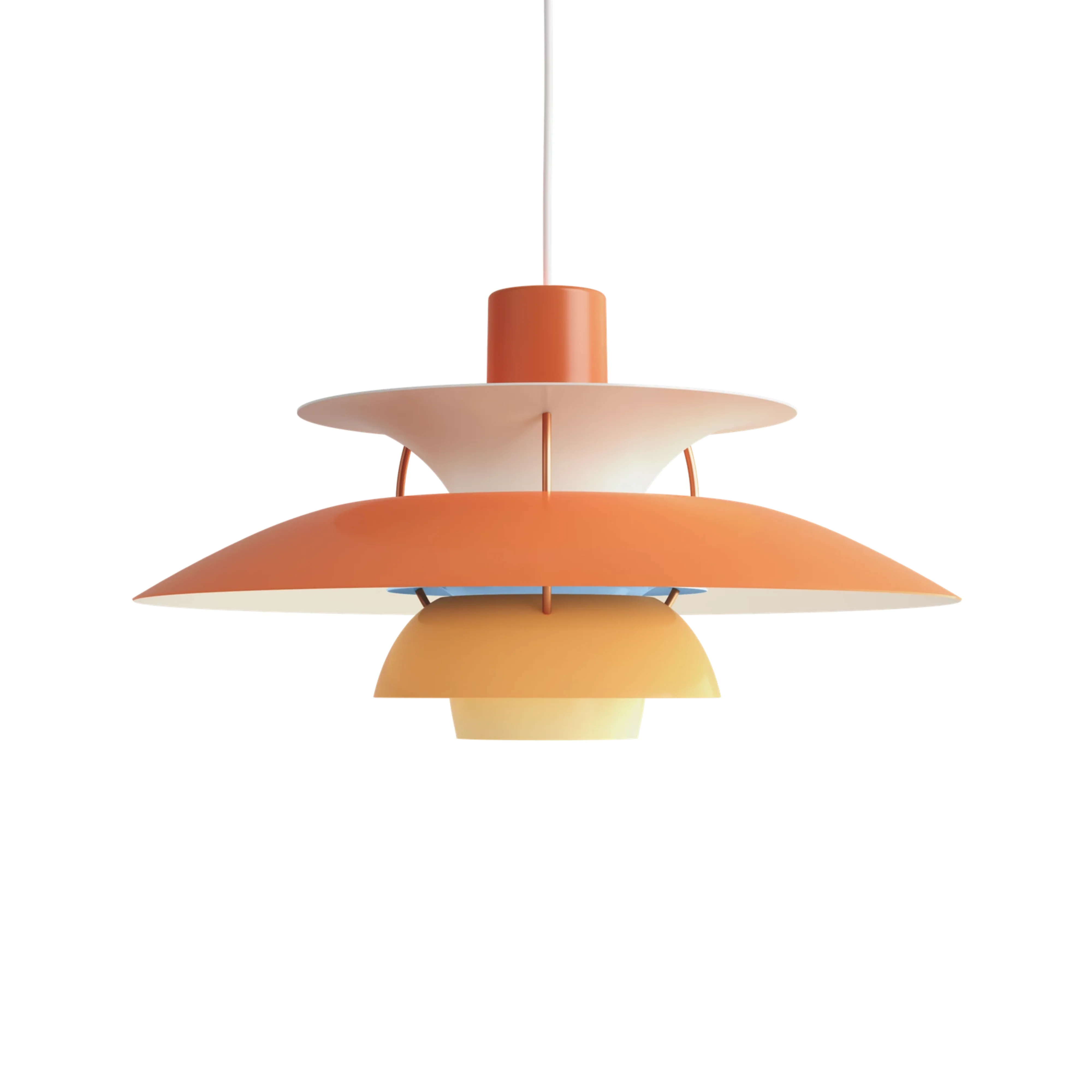 Lampa wisząca PH 5 odcienie pomarańczowego
