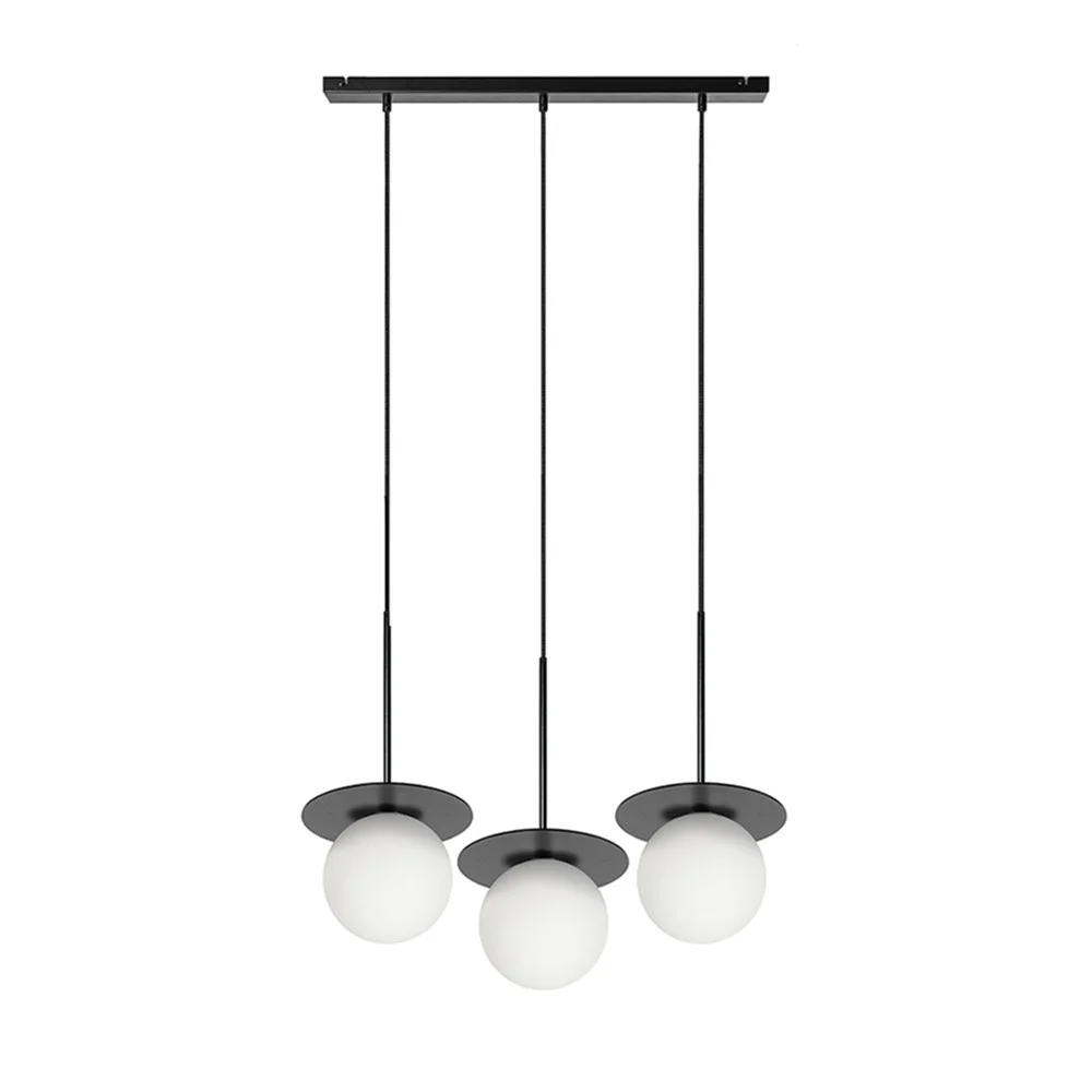 Lampa wisząca BORRA 3L czarny - Image 3