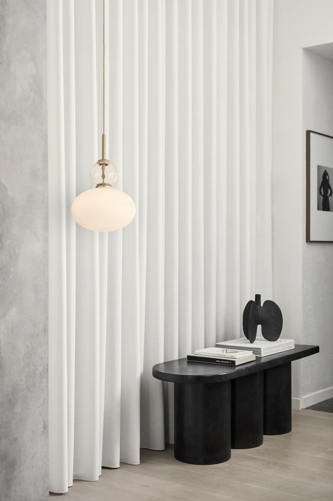 Lampa wisząca RIZZATTO 32 mosiężny z opalowym szkłem - Image 9