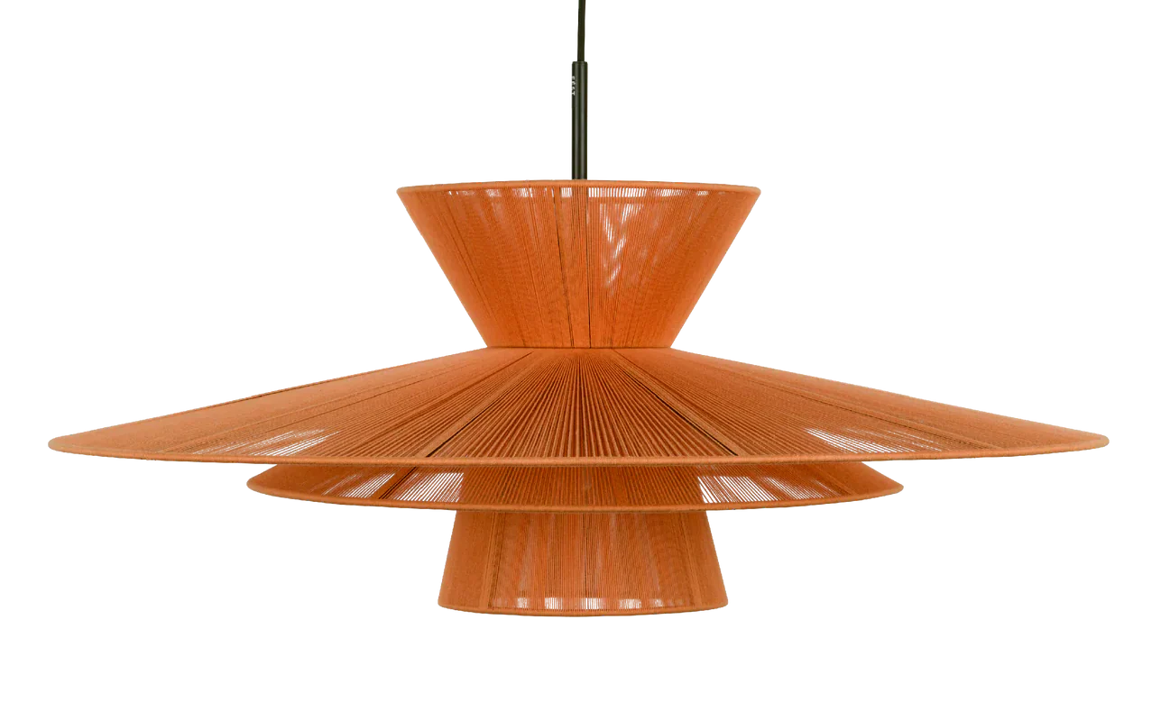 Lampa wisząca SOLLE terakota