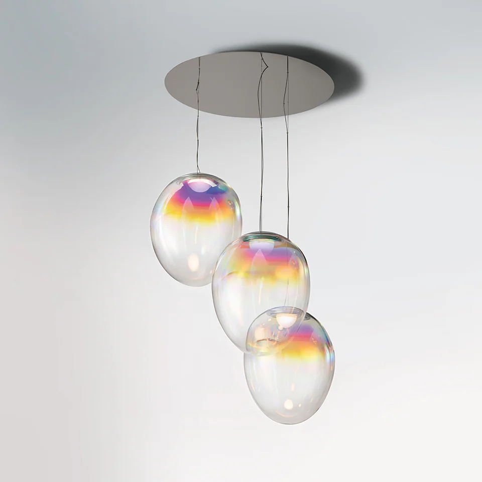 Lampa wisząca STELLAR NEBULA CLUSTER CIRCUAL opalizujące szkło dmuchane - Image 3