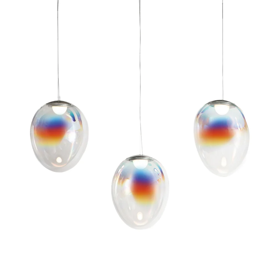Lampa wisząca STELLAR NEBULA CLUSTER LINEAR opalizujące szkło dmuchane