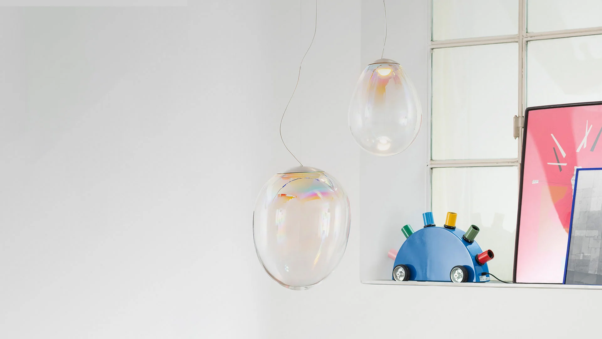 Lampa wisząca STELLAR NEBULA opalizujące szkło dmuchane - Image 2