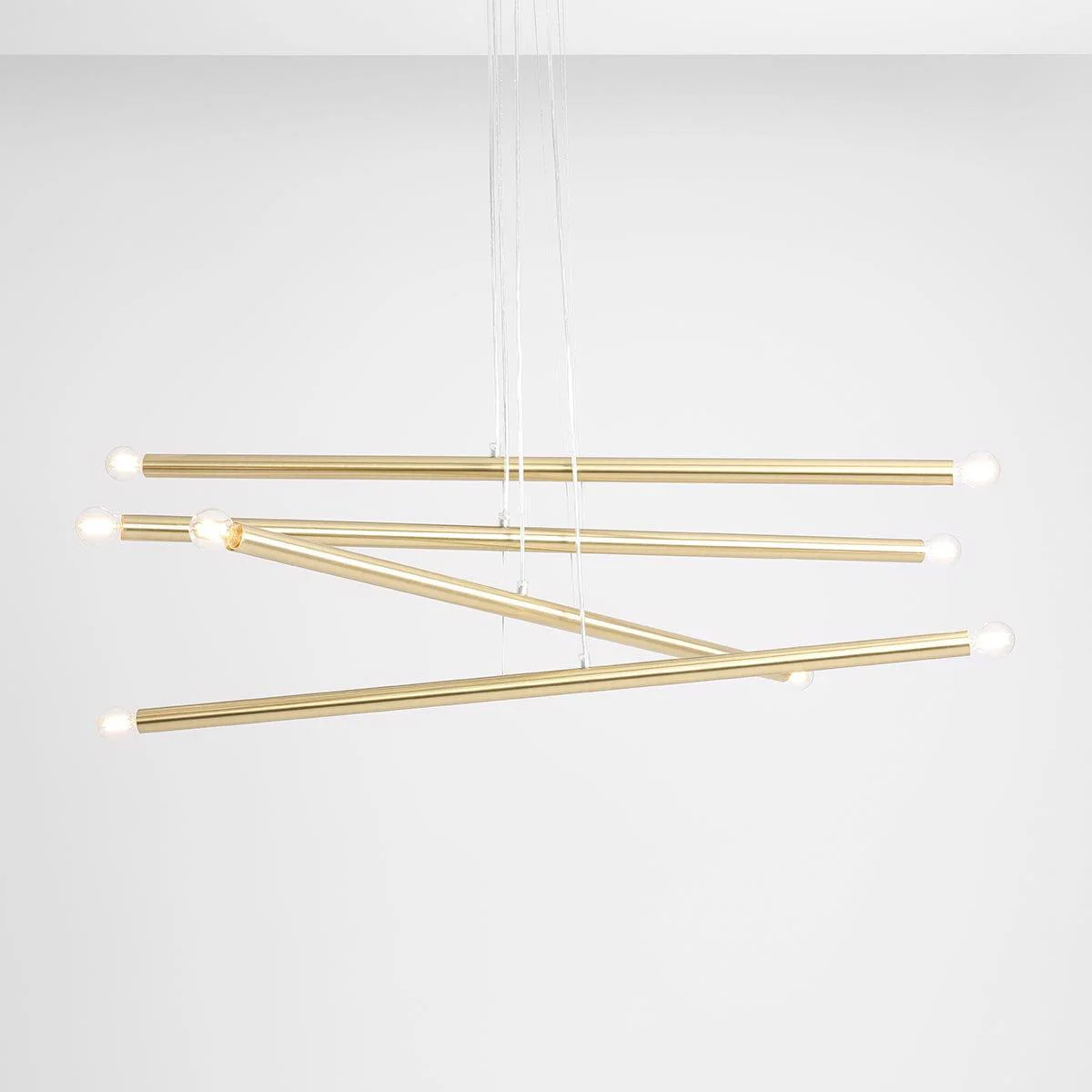 Lampa wisząca TUBO mosiężny - Image 7