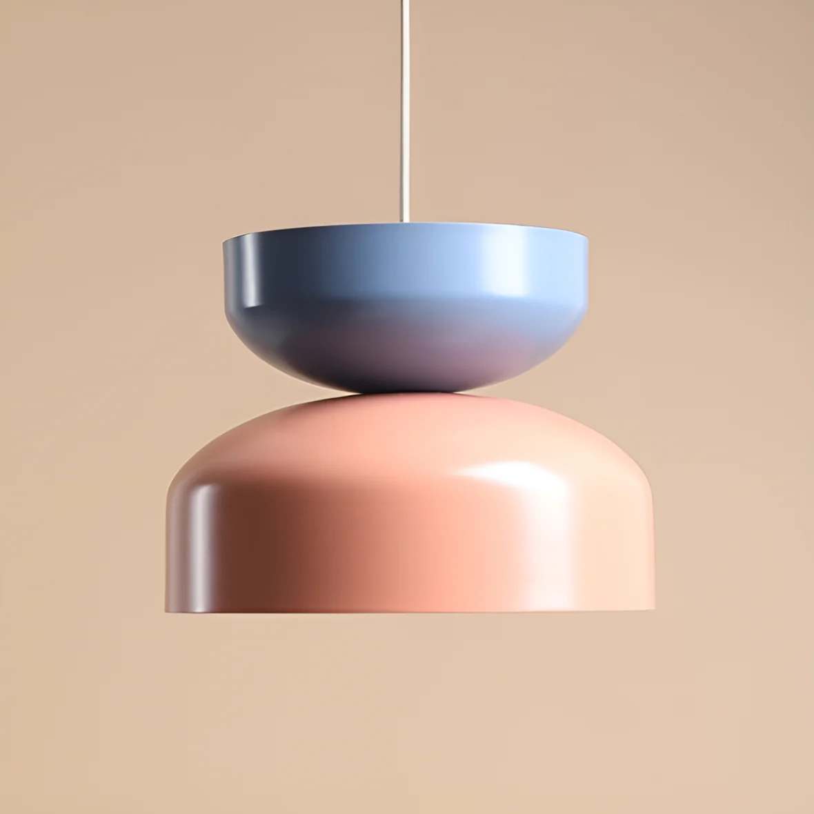 Lampa wisząca TULA koralowy z niebieskim - Image 3