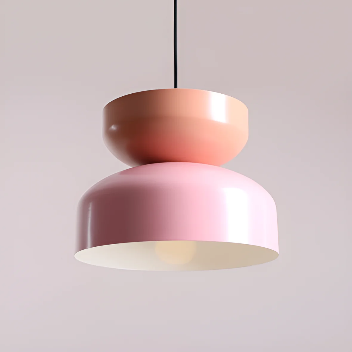 Lampa wisząca TULA koralowy z różowym - Image 4