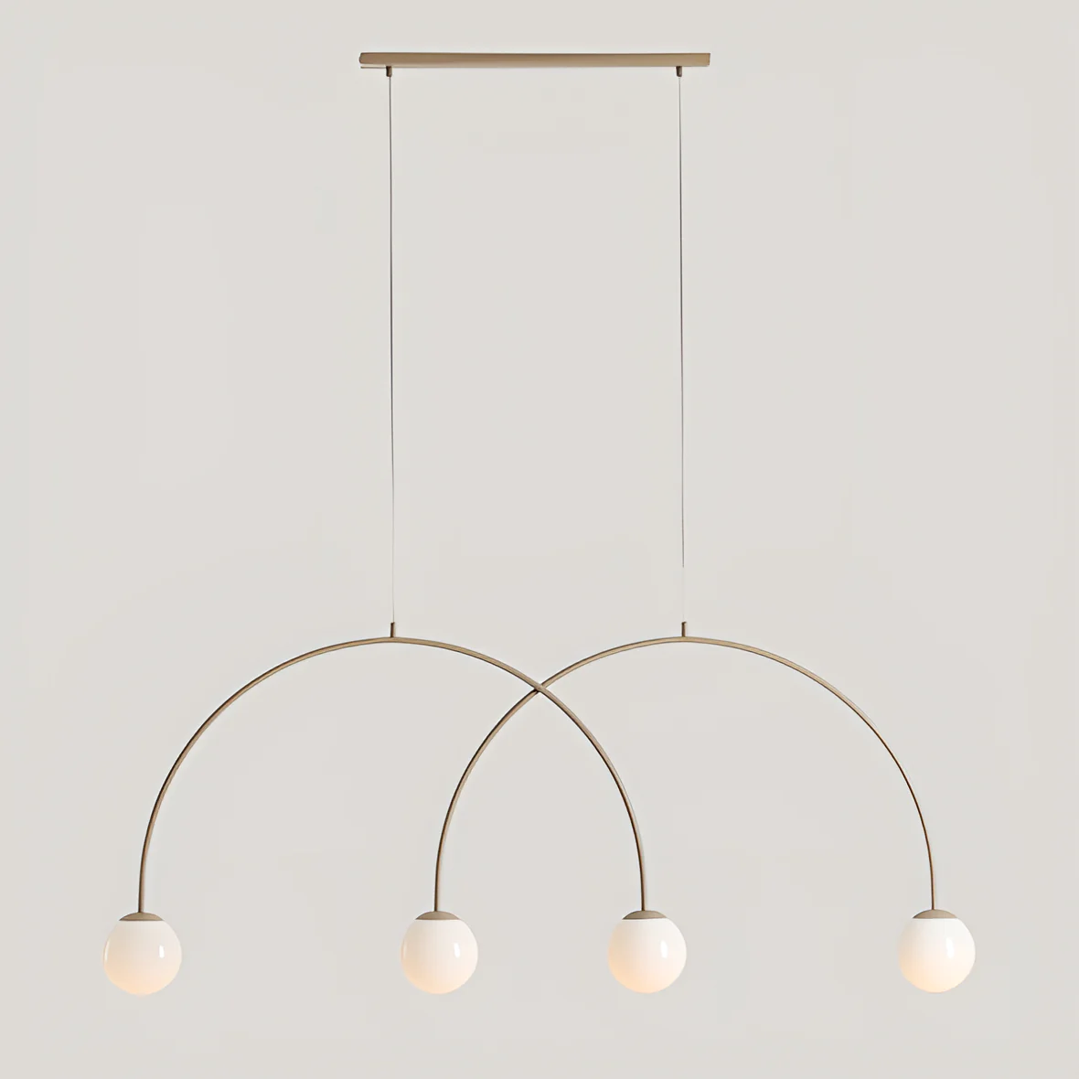 Lampa wisząca UNA DUO beżowy - Image 2