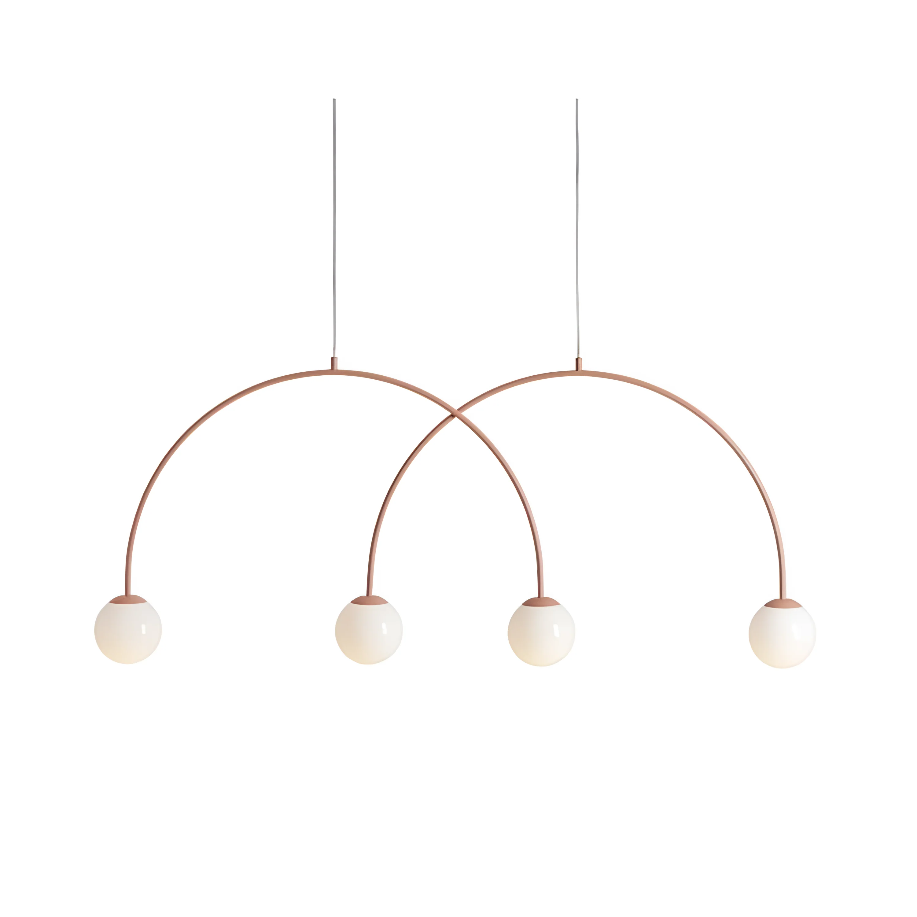 Lampa wisząca UNA DUO koralowy