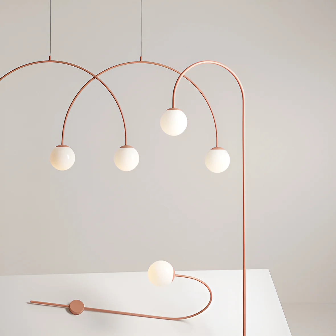 Lampa wisząca UNA DUO koralowy - Image 5