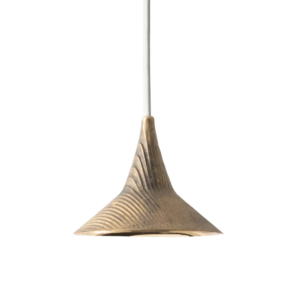 Lampa wisząca UNTERLINDEN mosiądz