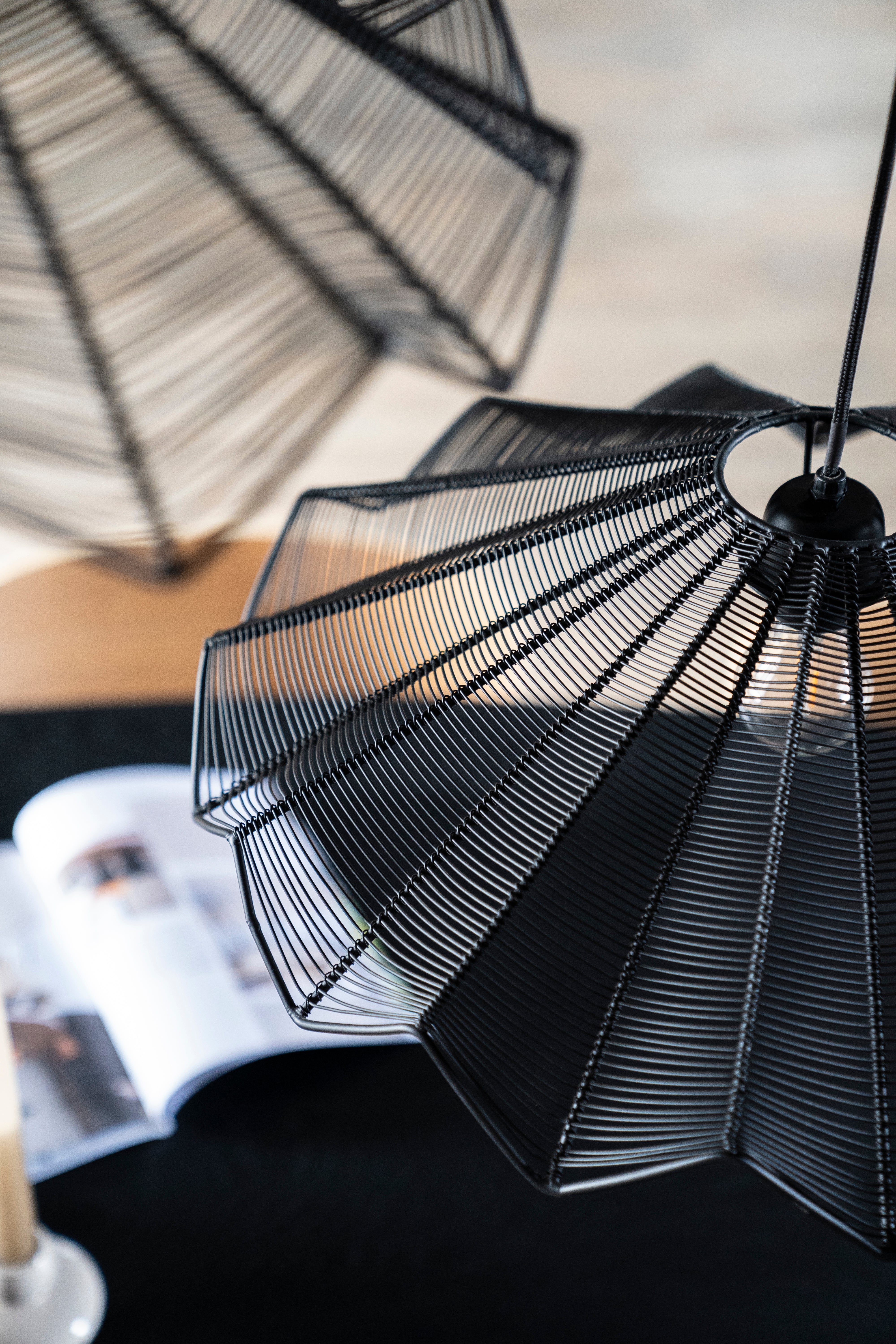 Lampa wisząca VARJO czarny - Image 5