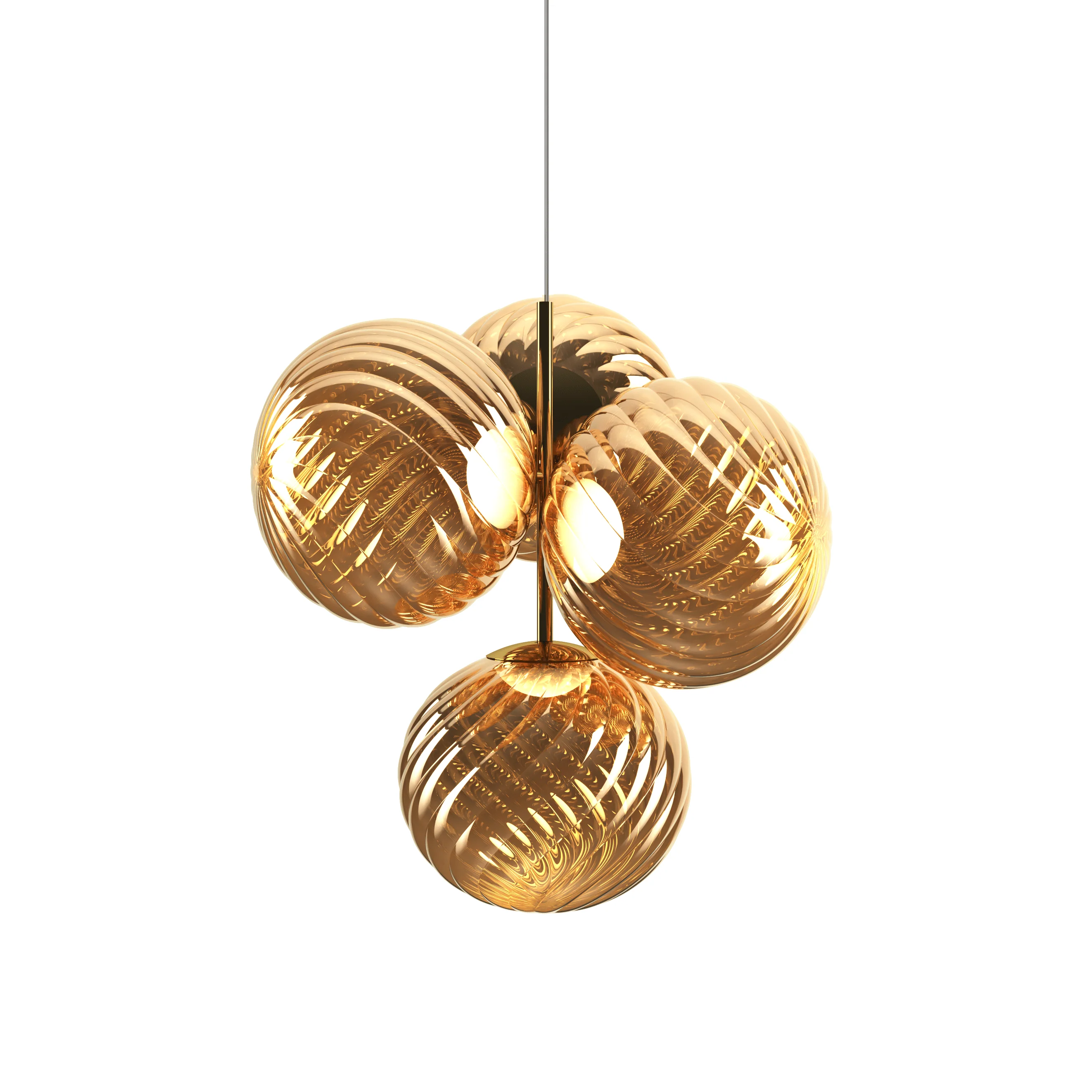 Lampa wisząca WHIRL SMALL złoty