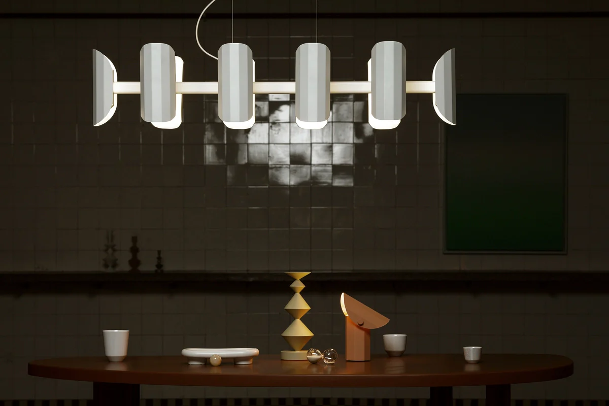 Lampa wisząca wieloramienna APOLIN biały - Image 2