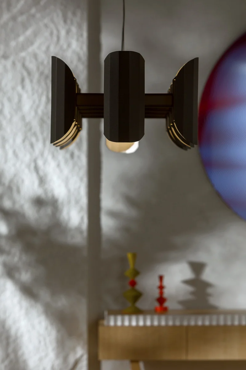 Lampa wisząca wieloramienna APOLIN czarny - Image 3